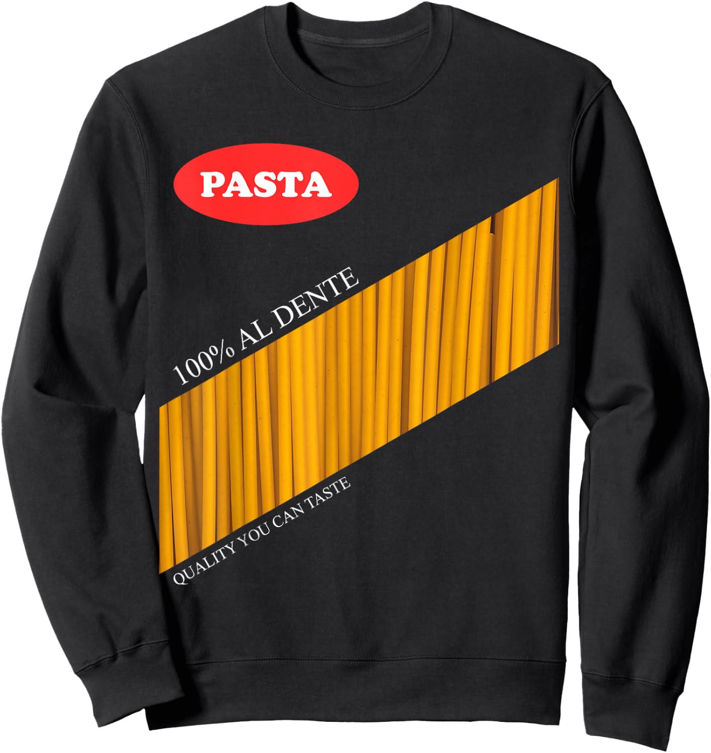 Pasta Package Halloween Costume Sweatshirt - Sweatshirt | Black
