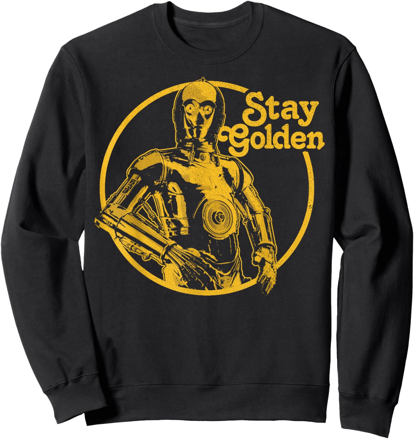 Star Wars C-3PO Stay Golden Sweatshirt - Sweatshirt | Black