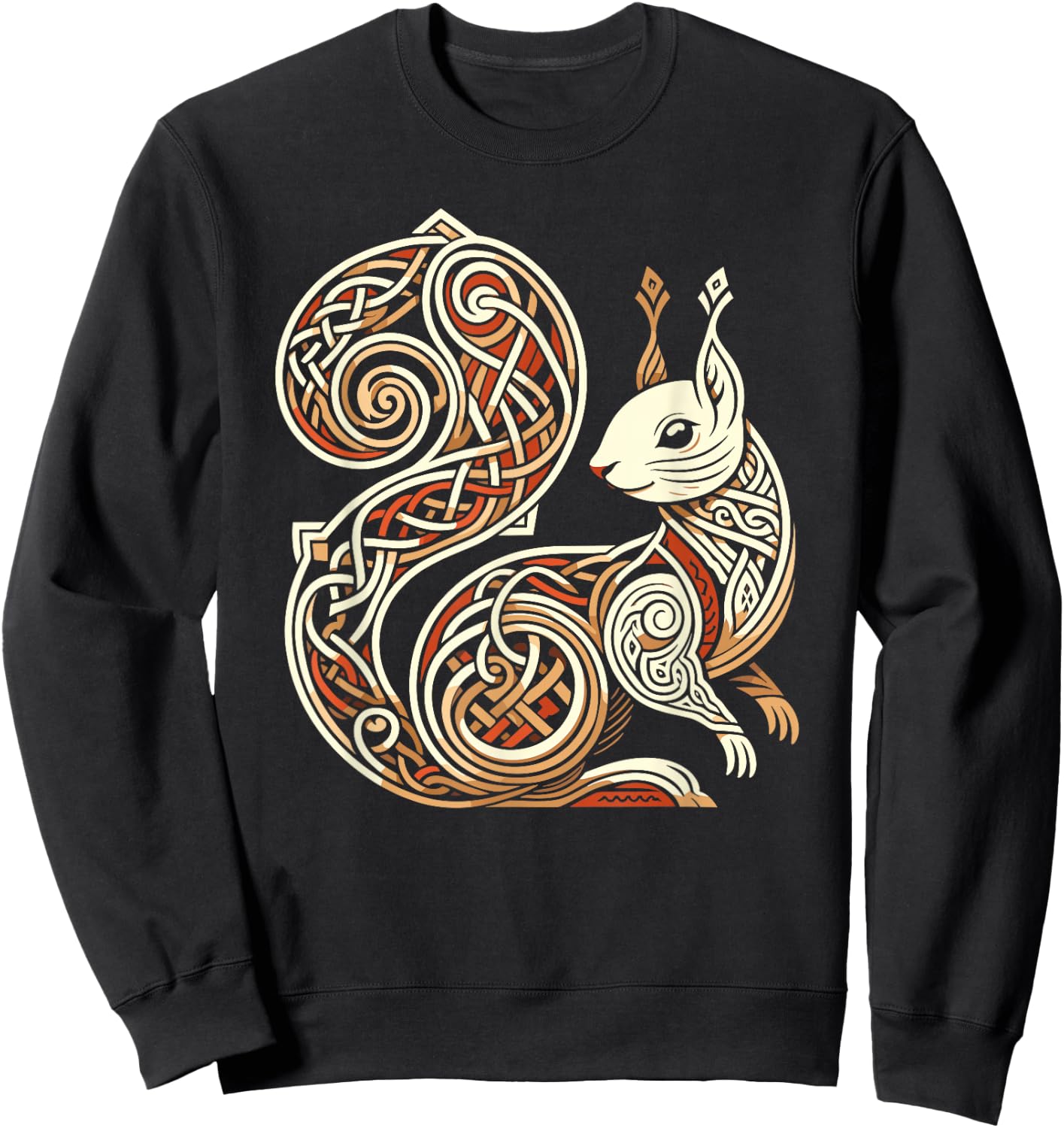 Ratatoskr Yggdrasil Squirrel Norse Mythology Sweatshirt - Sweatshirt | Black