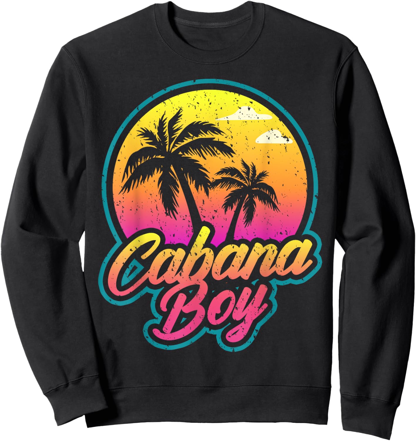 Cabana Boy Pool Party Gift Sweatshirt - Sweatshirt | Black