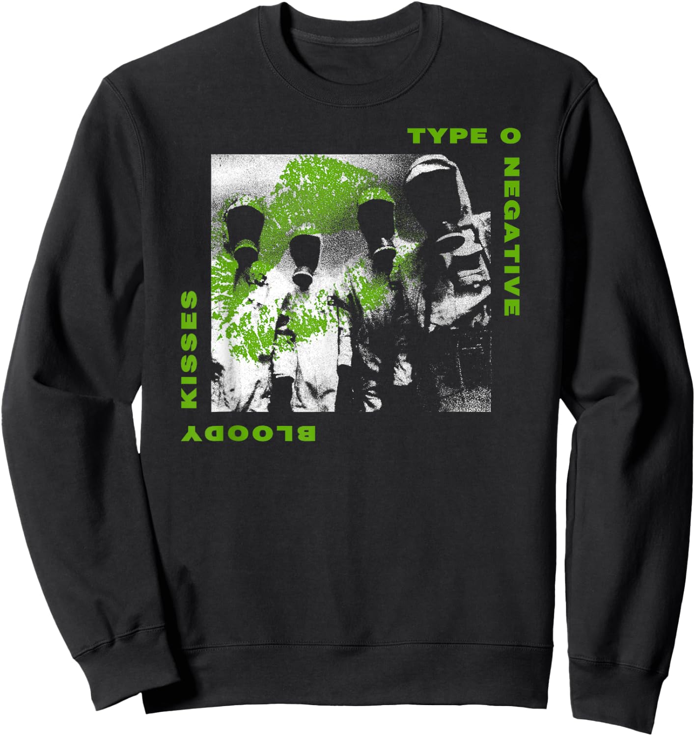 Type O Negative Hazmat Kisses , Black, S Sweatshirt - Sweatshirt | Black