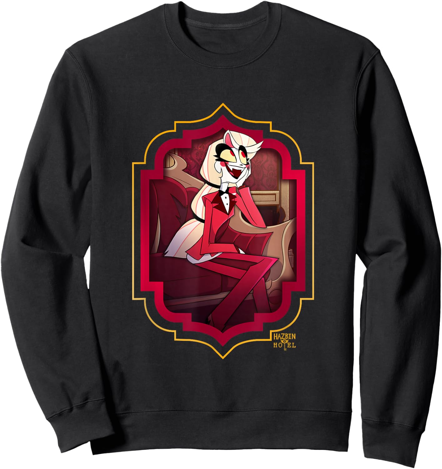 Hazbin Hotel - Charly , black Sweatshirt - Sweatshirt | Black