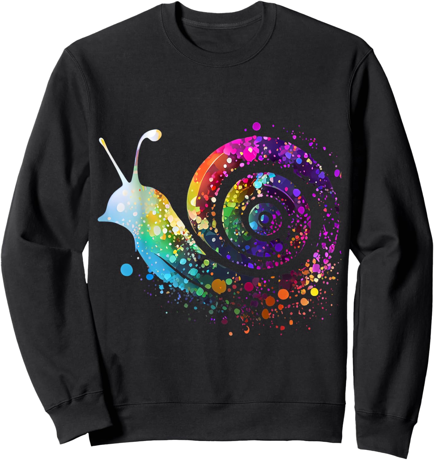 Schnecke Schnecken Lieblingstier Tier Lahme Schnecke Sweatshirt - Sweatshirt | Black