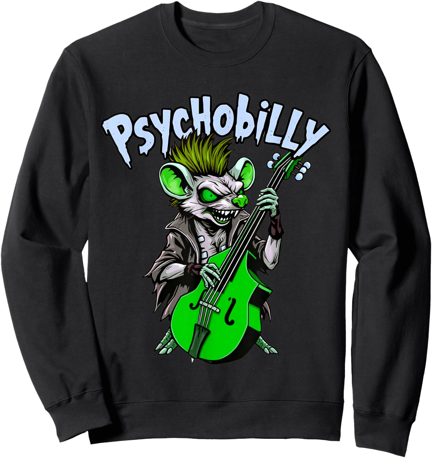 Psychobilly Punk Sweatshirt - Sweatshirt | Black