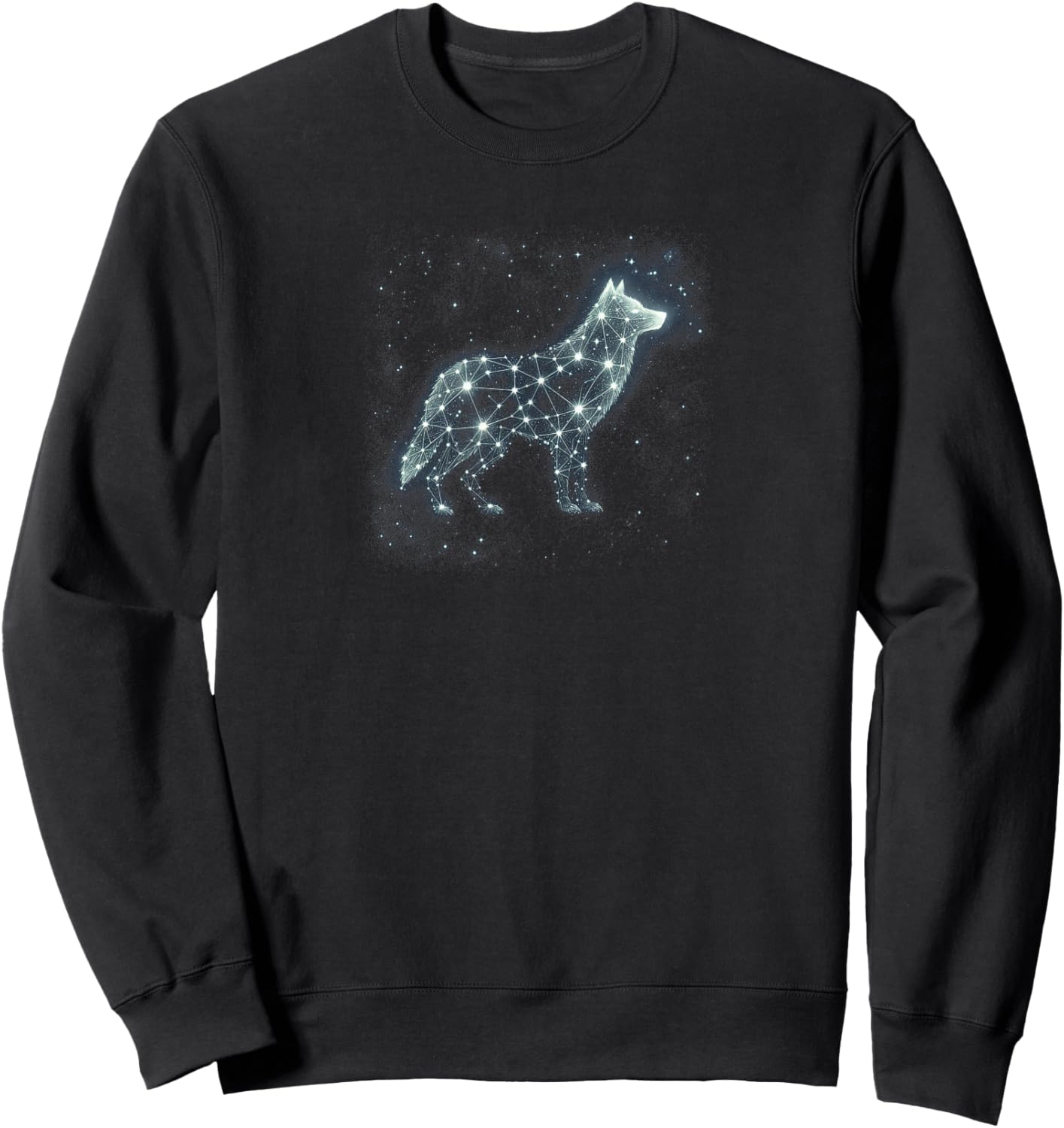 Wolf Constellation Sweatshirt - Sweatshirt | Black