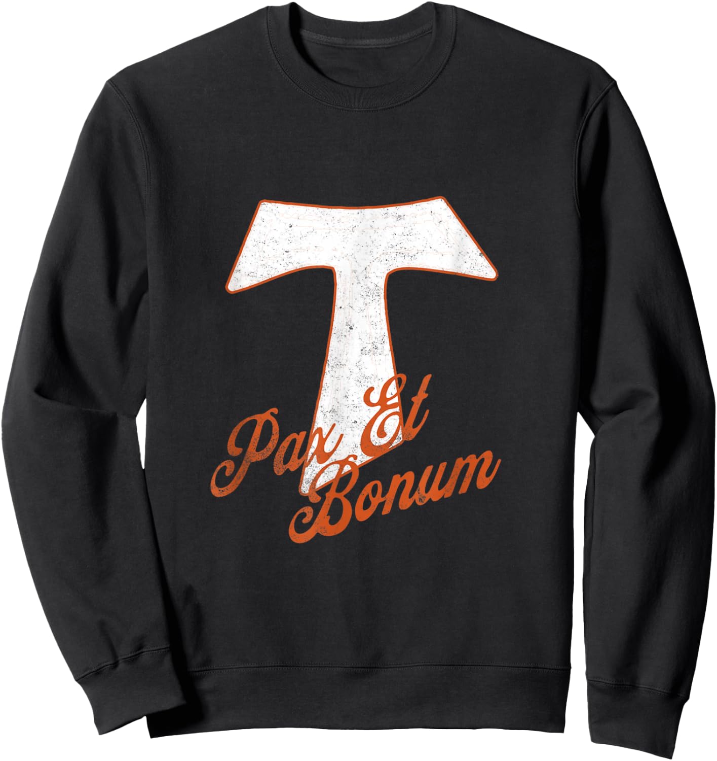 Tau Cross Number Cross Sweatshirt - Sweatshirt | Black