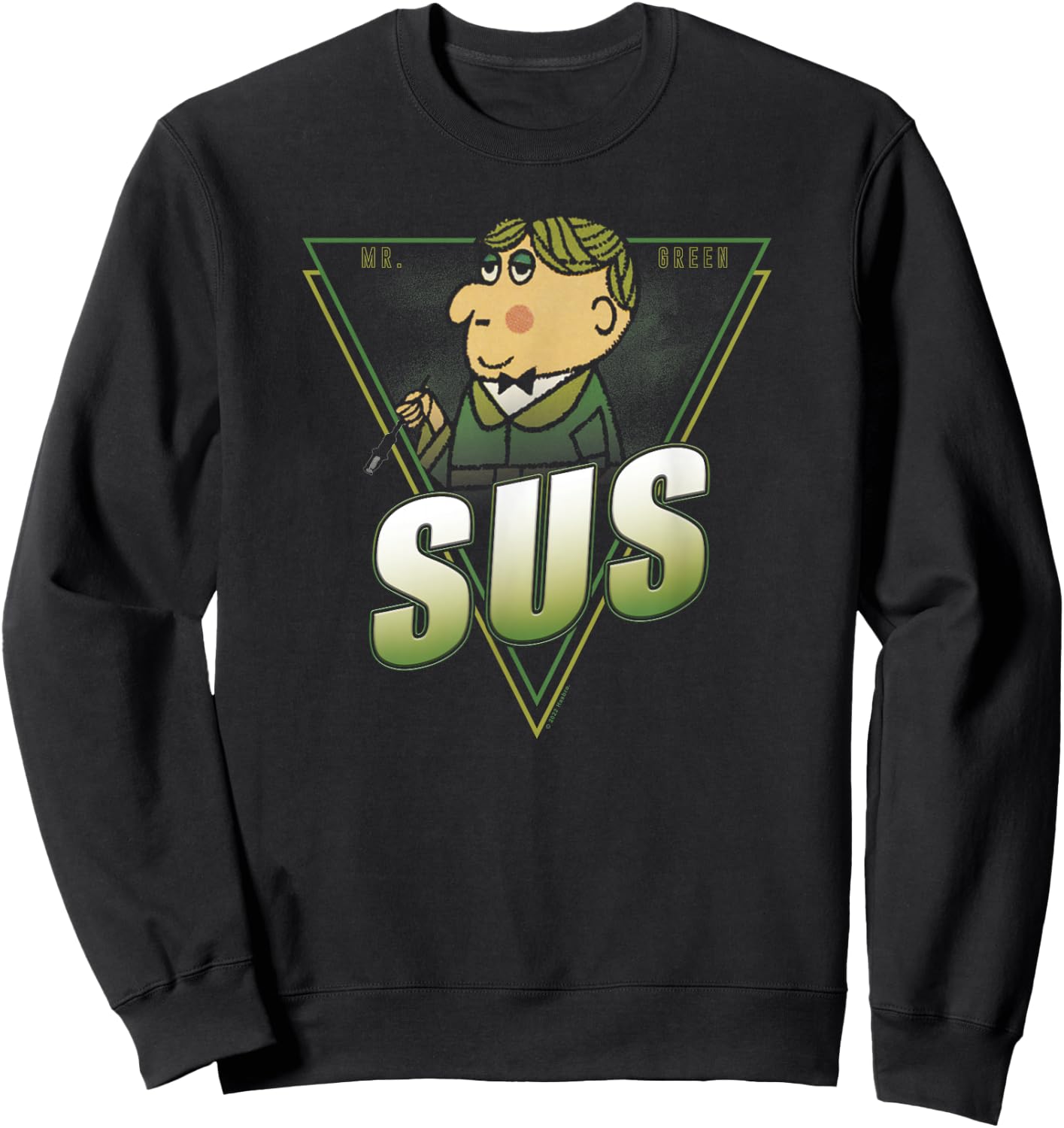 Clue Mr. Green SUS Poster Sweatshirt - Sweatshirt | Black