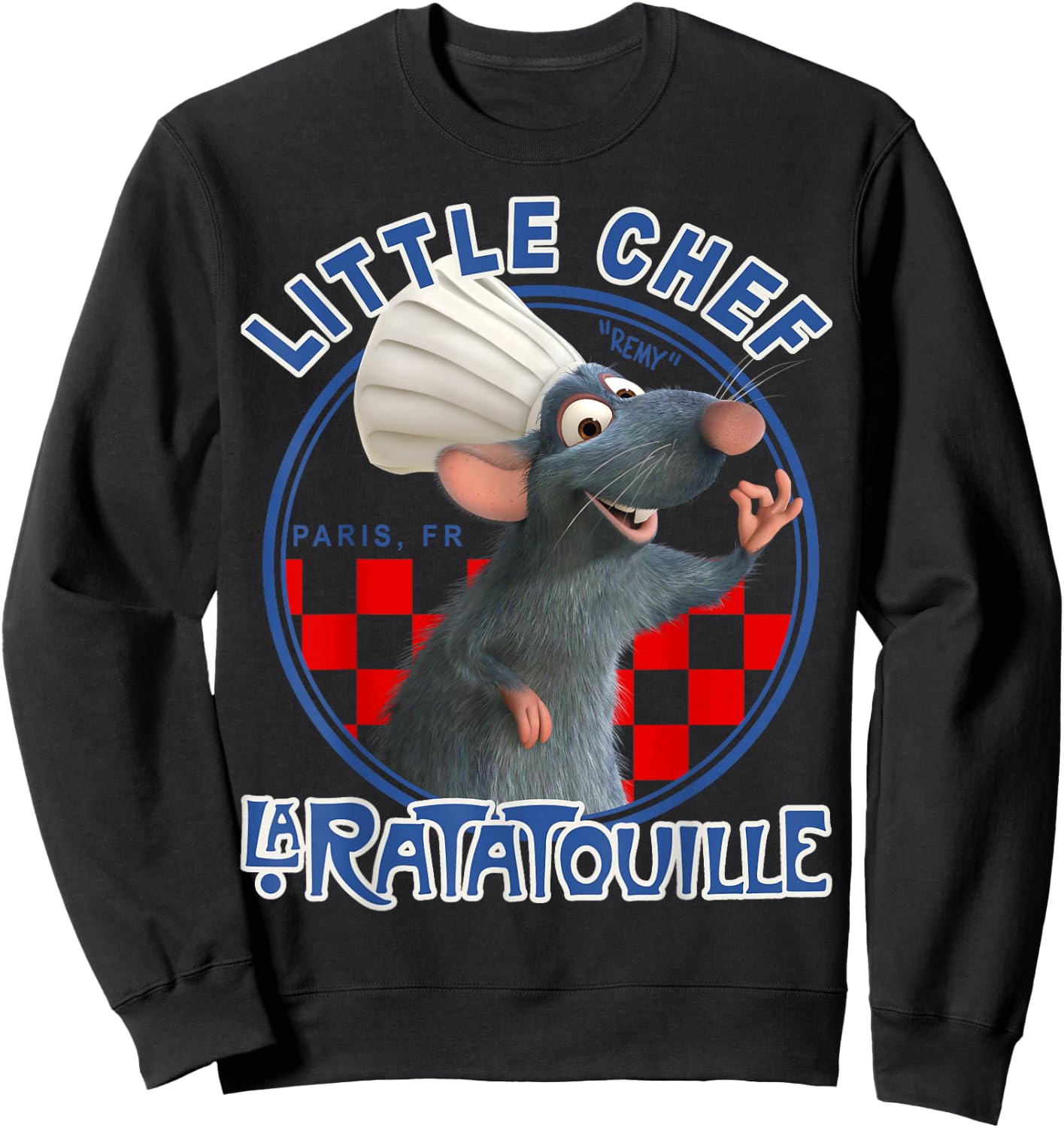 Disney Pixar Ratatouille Remy Little Chef Vintage Badge Sweatshirt - Sweatshirt | Black