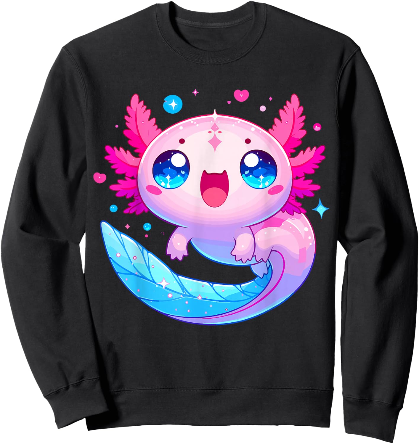 Cute Axolotl Sweatshirt - Sweatshirt | Black