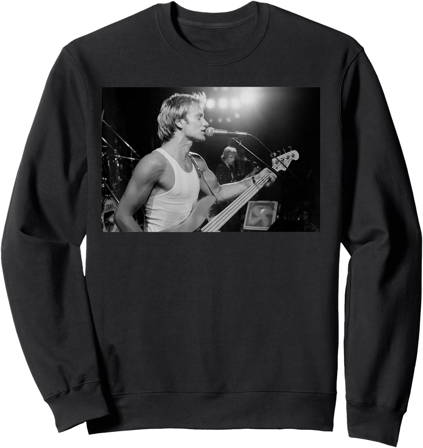 The Police Sting Singer On American Tour 1980 , grey, S Sweatshirt - Sweatshirt | Black