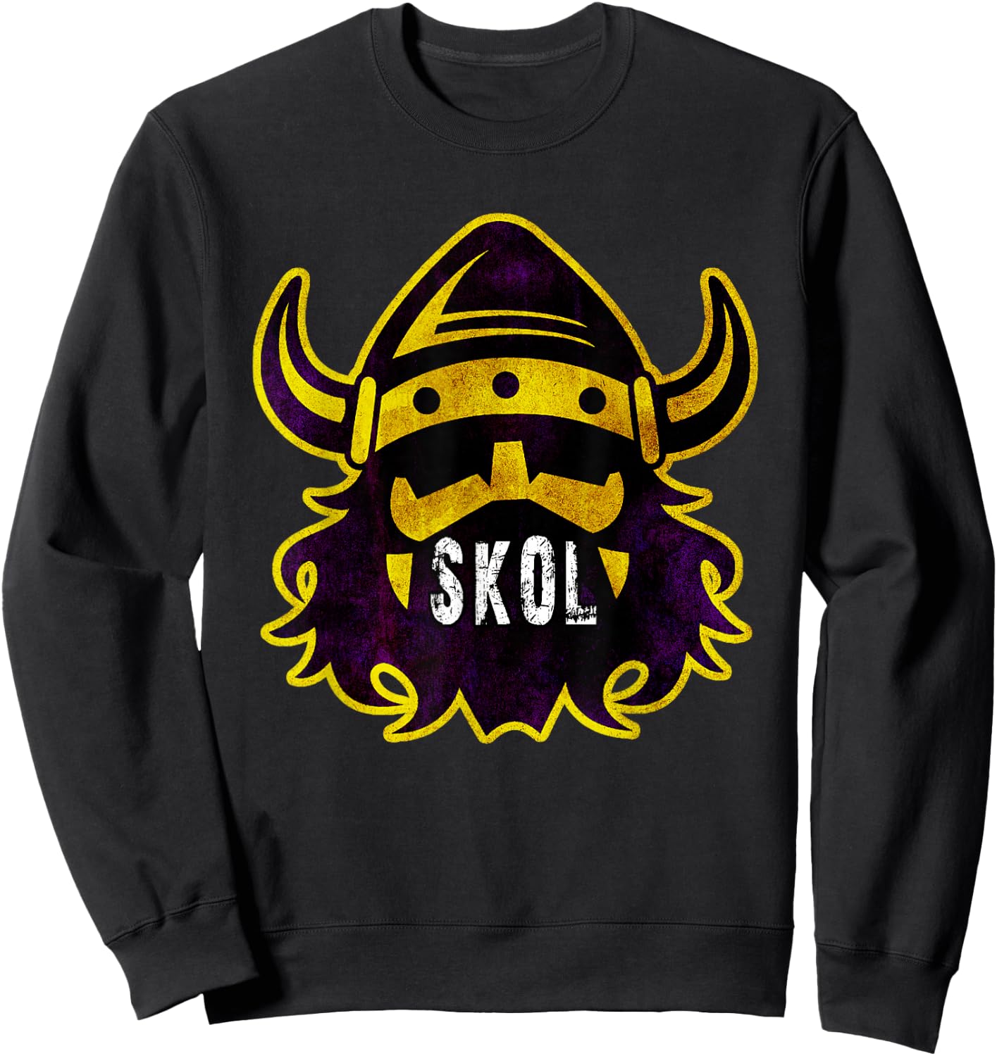 The Nordic Scandinavian Warrior & Norse Skol Vikings Sweatshirt - Sweatshirt | Black