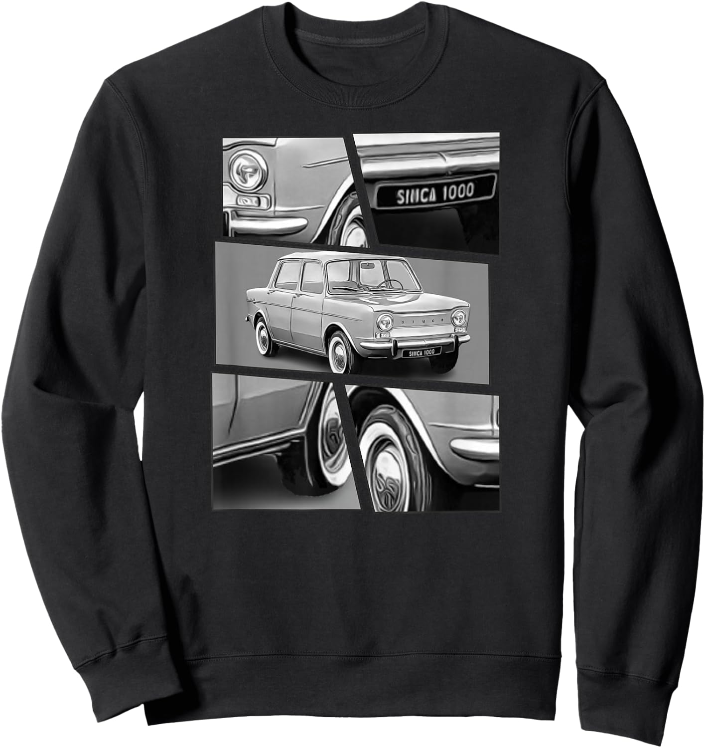 SIMCA 1000 , Black, S Sweatshirt - Sweatshirt | Black