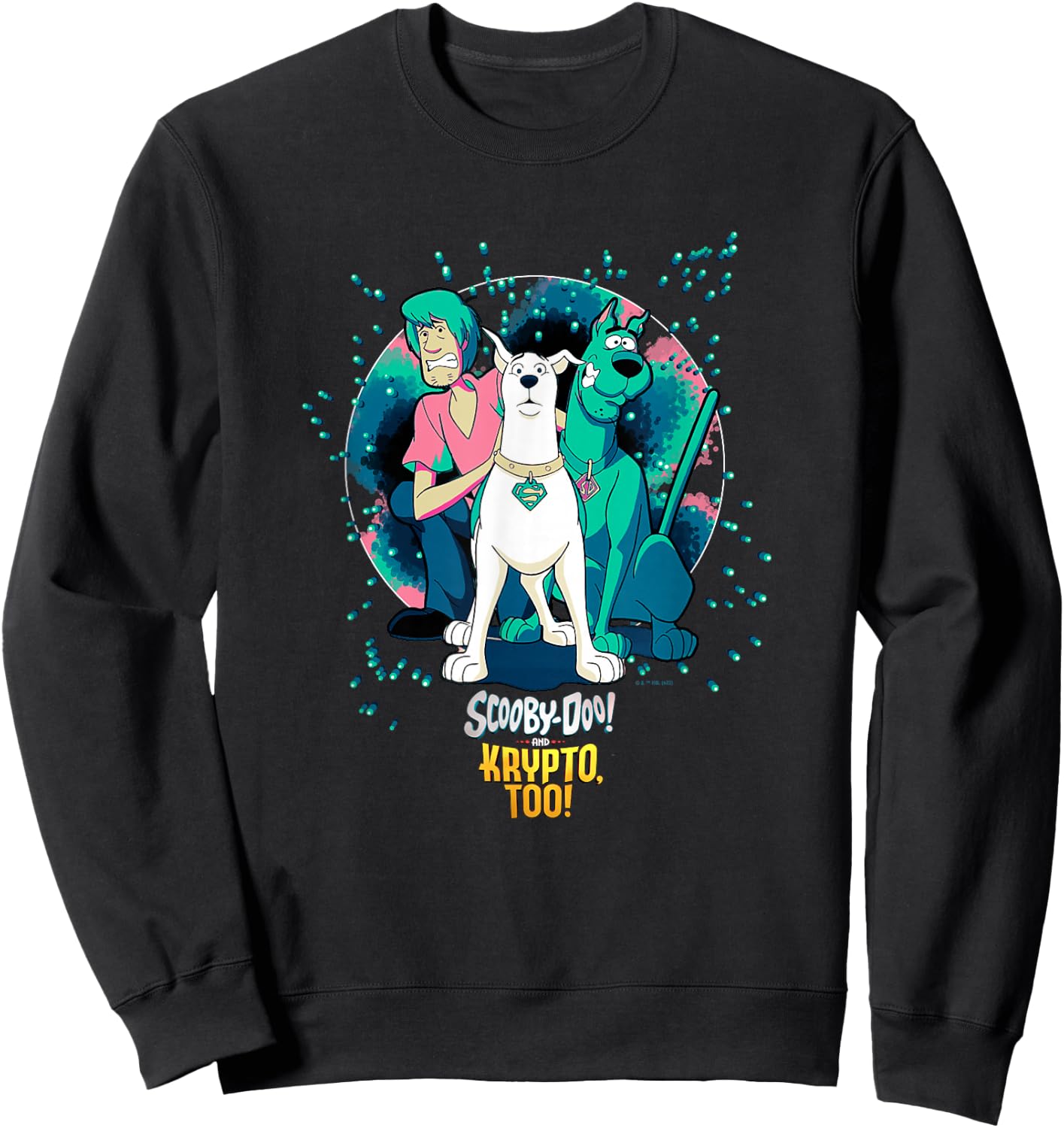 Scooby-Doo! and Krypto, Too! Super Krypto Hero Trio Sweatshirt - Sweatshirt | Black