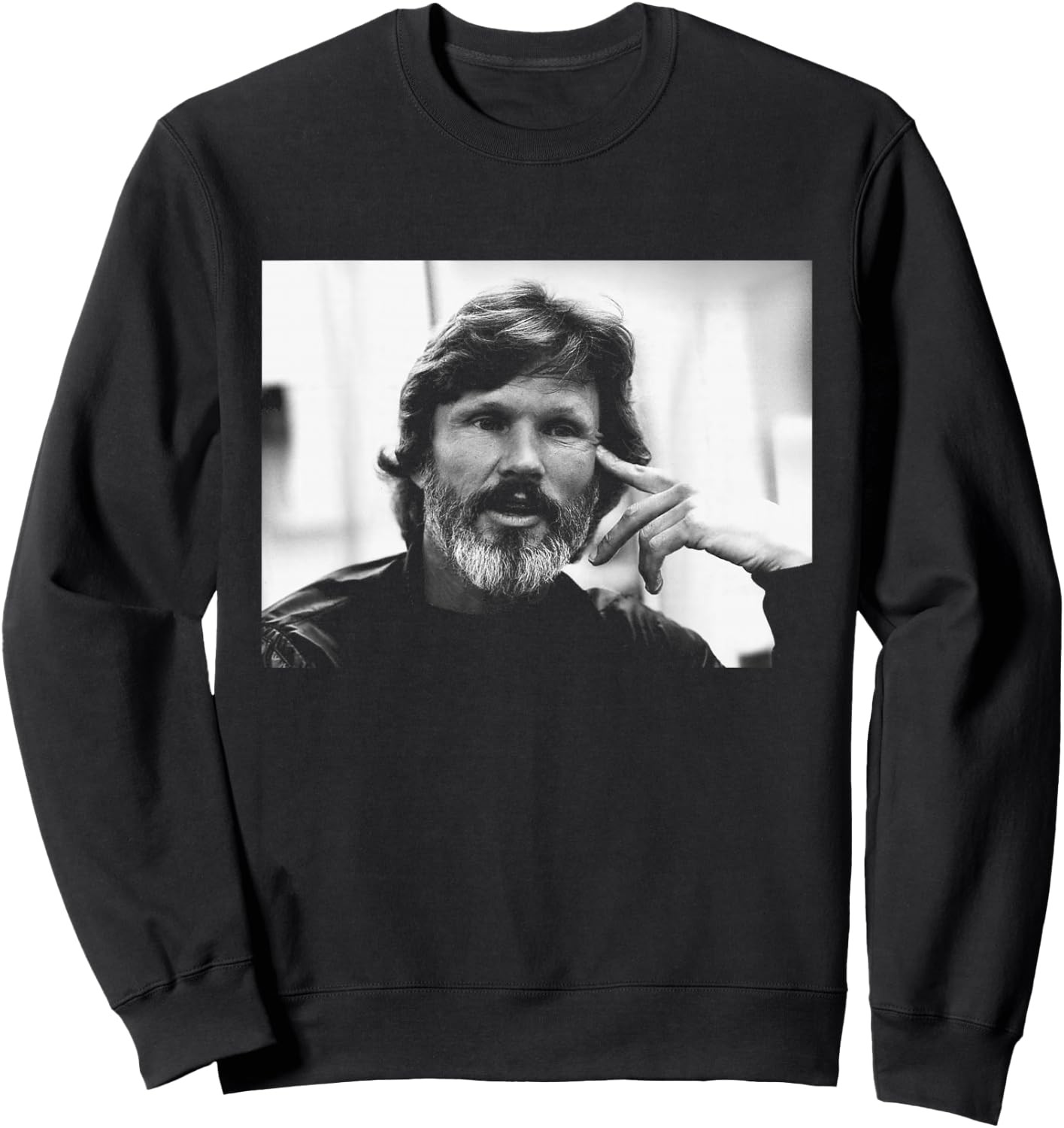 Kris Kristofferson Me and Bobby McGee Singer in 1982 Sweatshirt - Sweatshirt | Black
