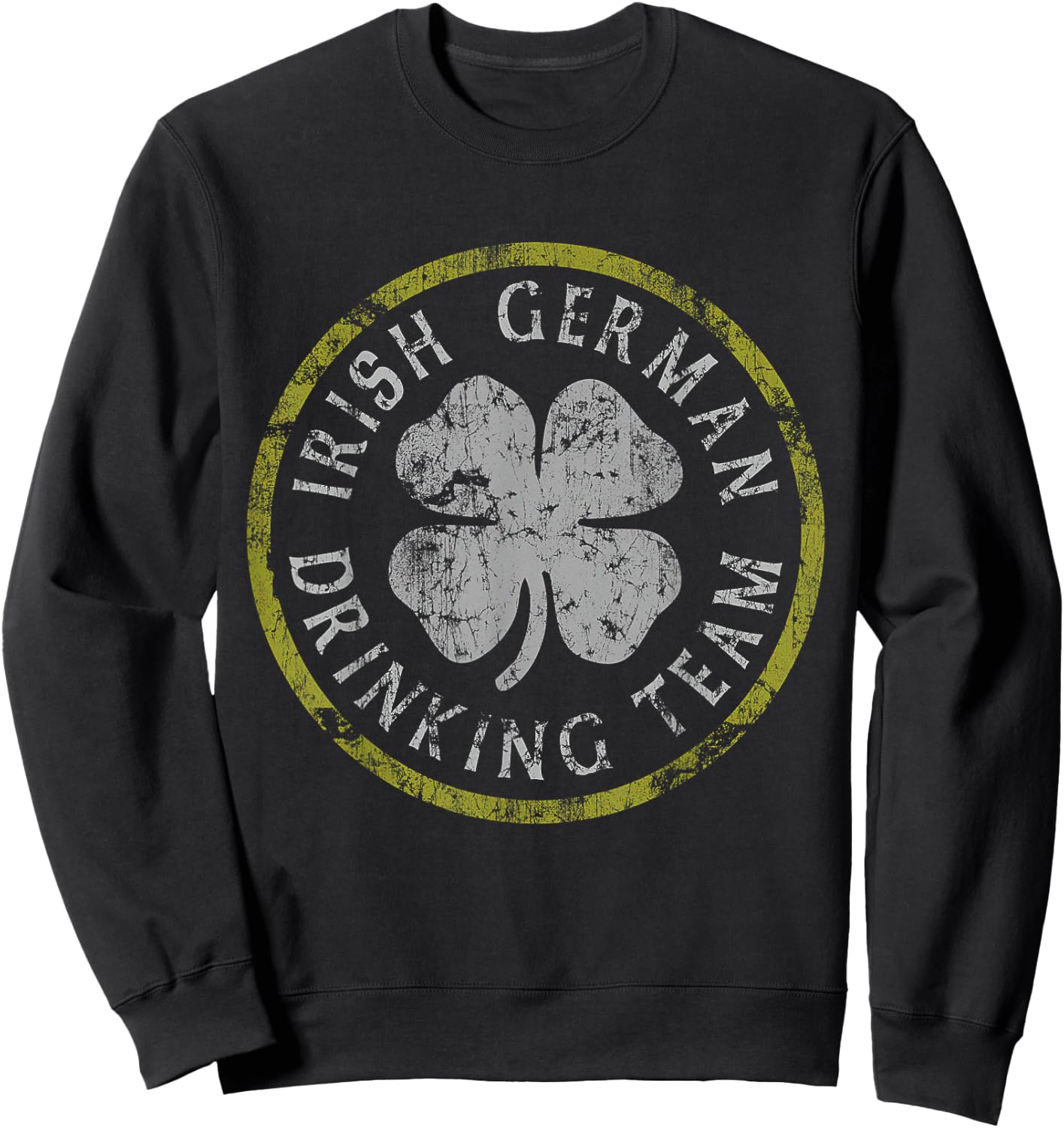 Irish German Drinking Team St Patricks Day Ireland Germany Sweatshirt - Sweatshirt | Black