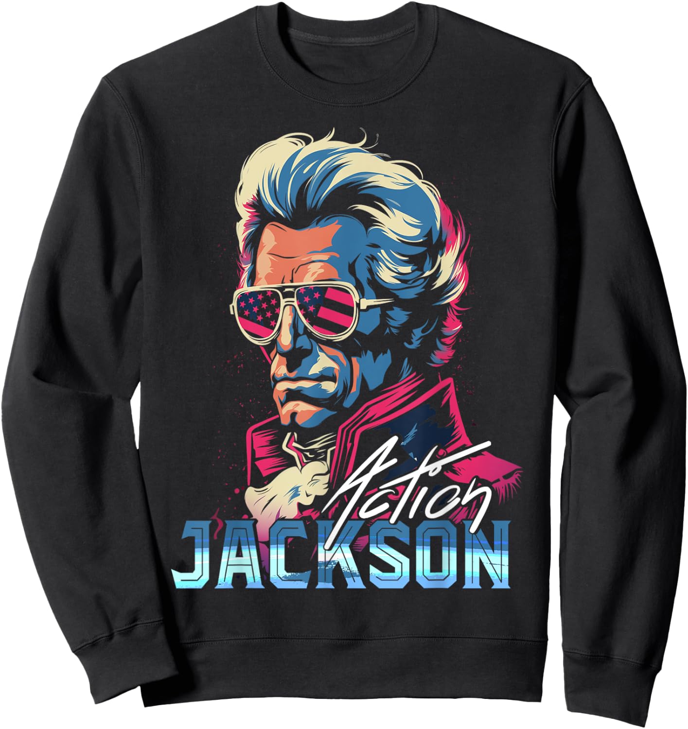 Action Jackson Sweatshirt - Sweatshirt | Black