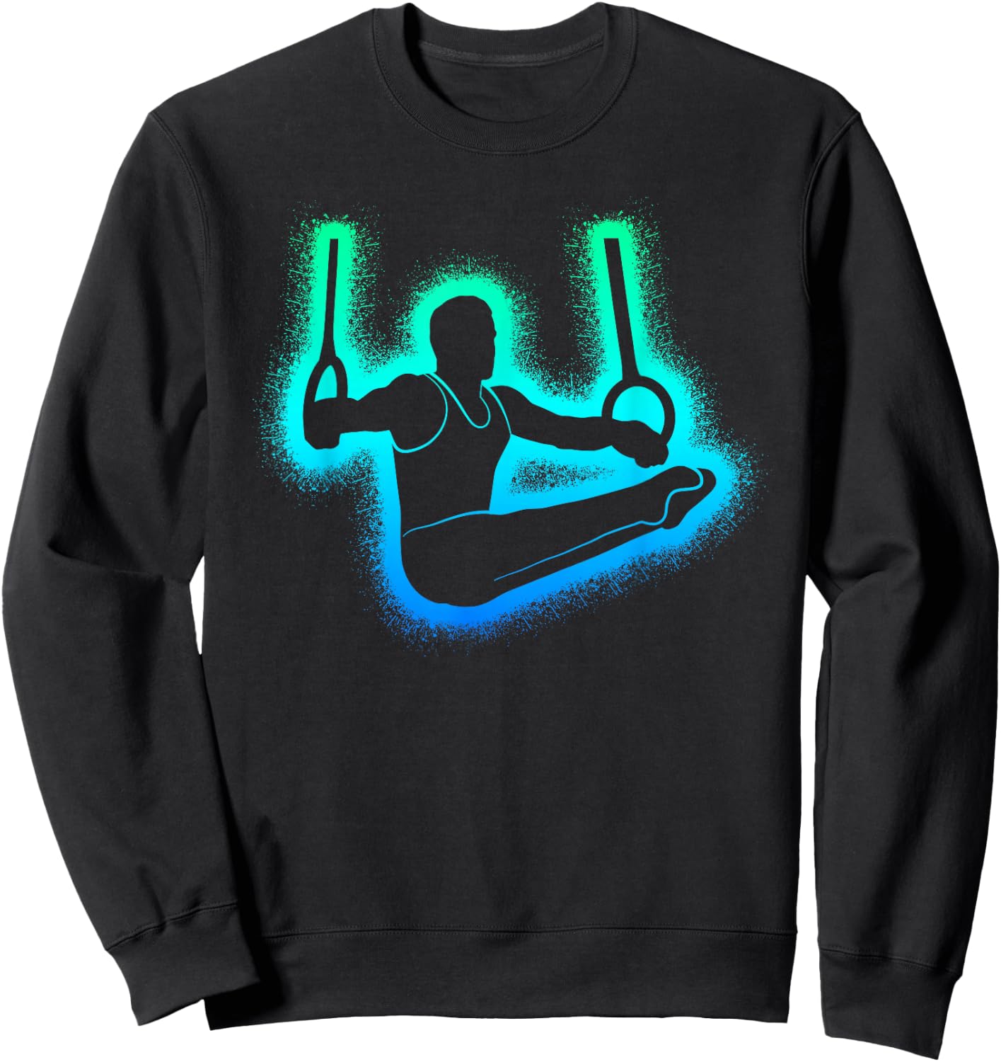 Gymnastics Ring Gymnastics for Kids, Men, Boys , Black, S Sweatshirt - Sweatshirt | Black