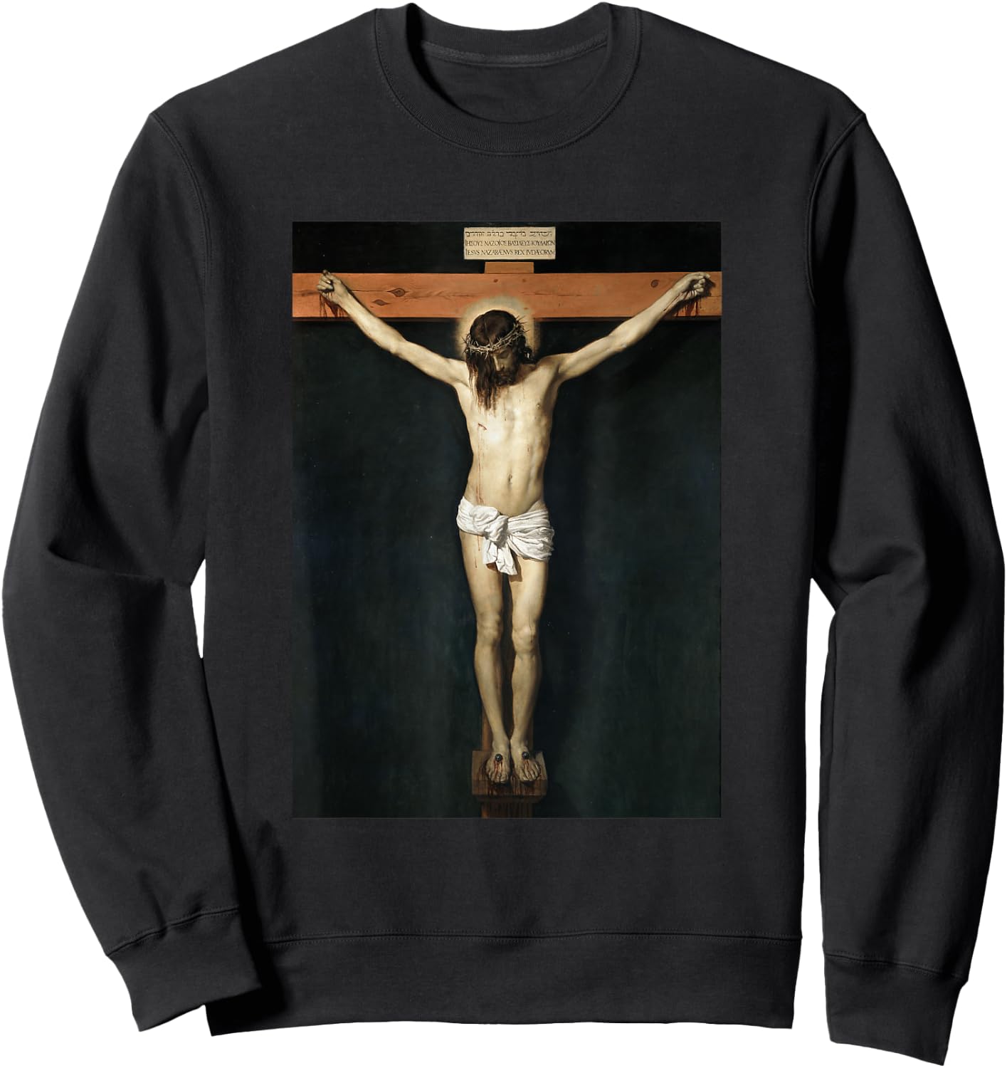 Diego Velázquez - #2 Crucified Jesus Christ Sweatshirt - Sweatshirt | Black