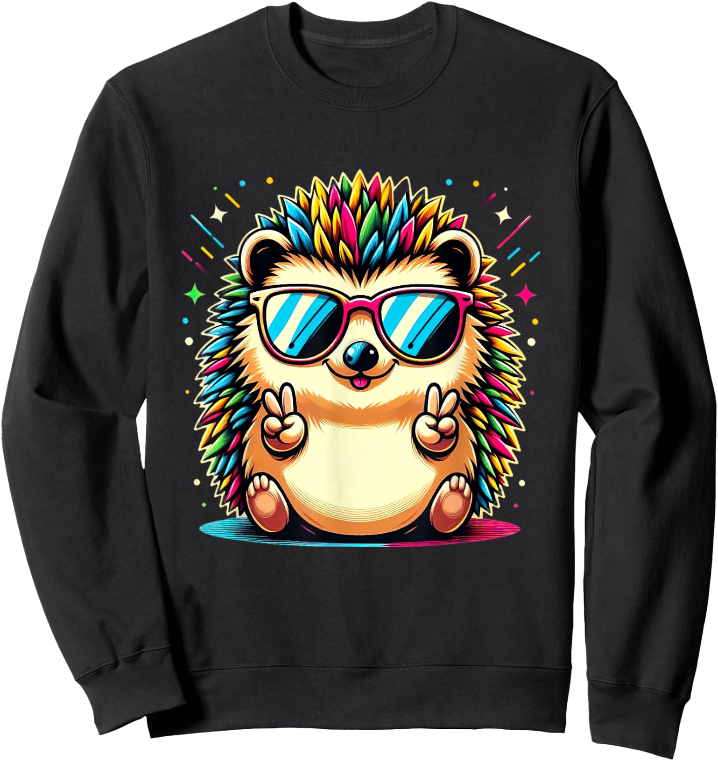Coole Igel-Outfits Sweatshirt - Sweatshirt | Black