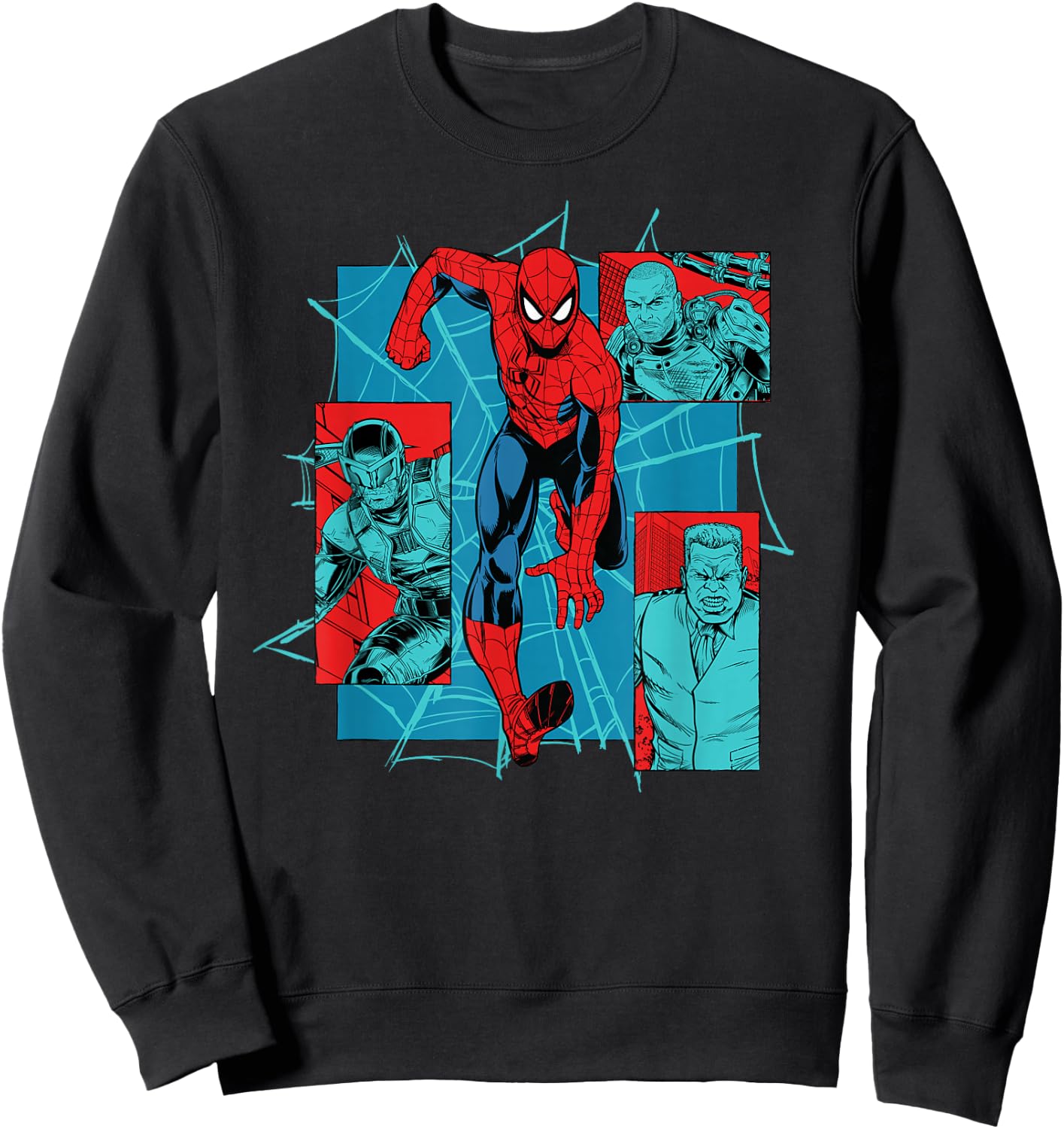 Marvel Studios Spider-Man: BND Movie 2026 Super Villain Trio Sweatshirt - Sweatshirt | Black