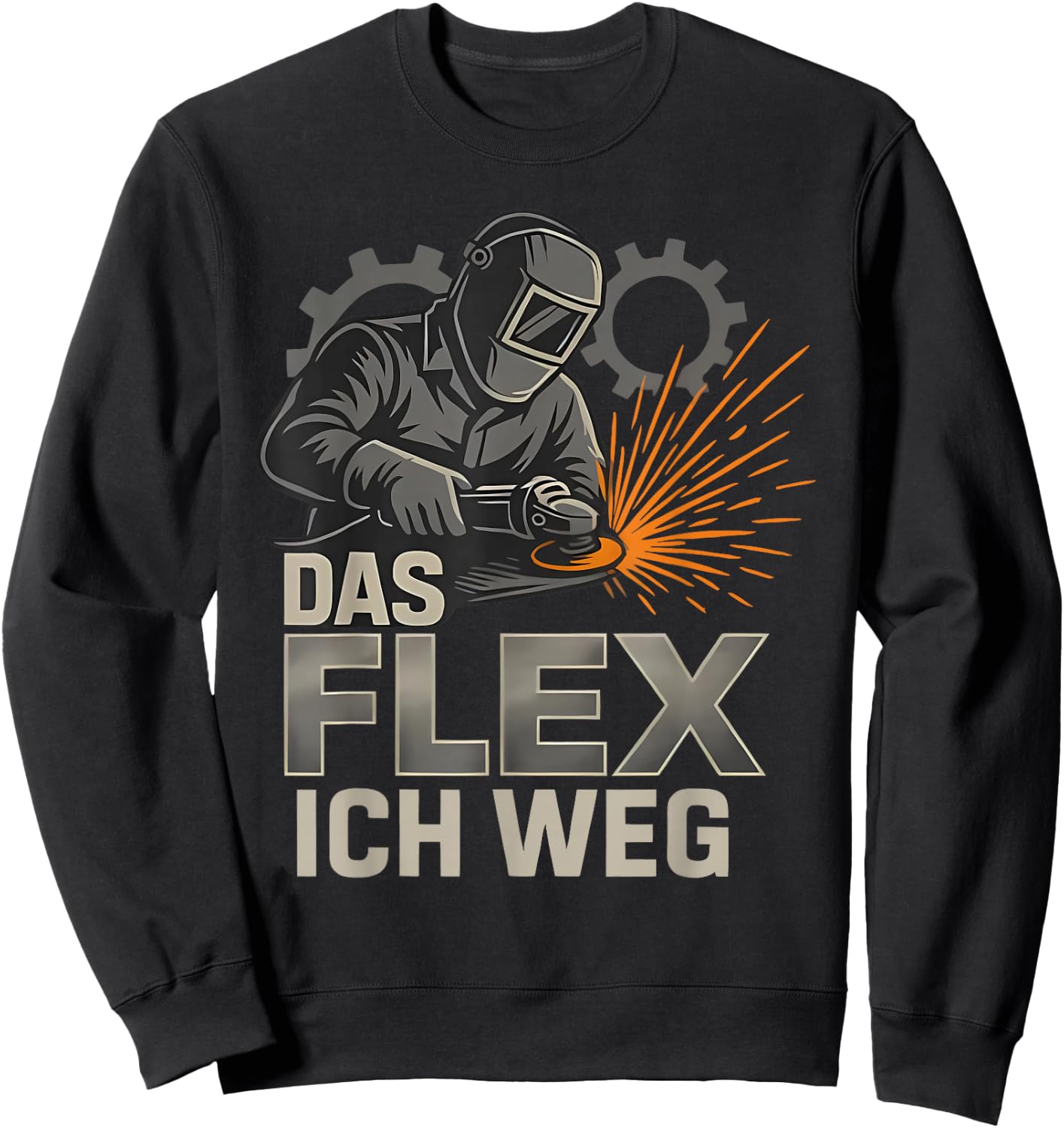 das Flex ich Weg Sweatshirt - Sweatshirt | Black