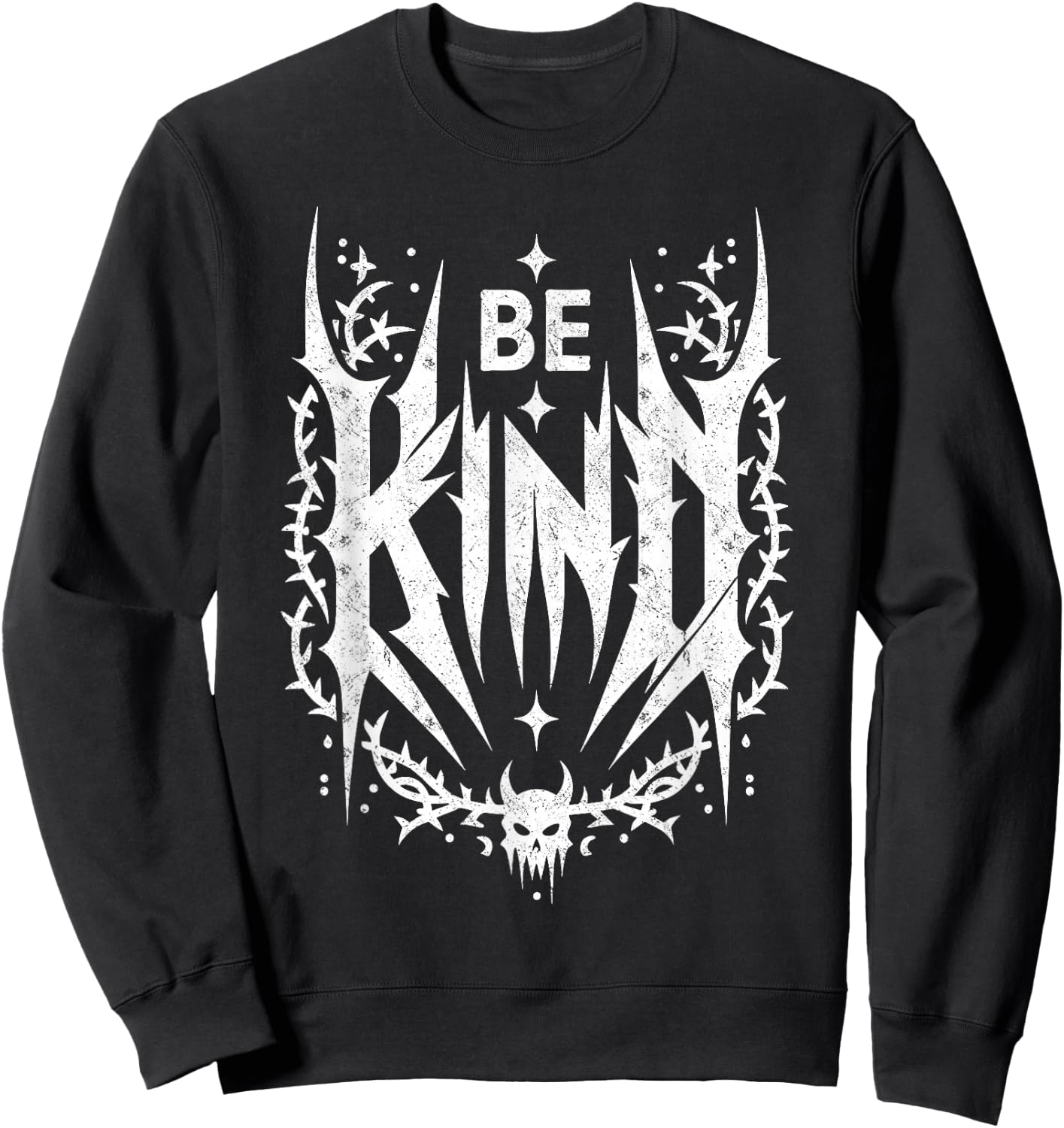 Be Kind. Death Metal, Slam Metal Band Sweatshirt - Sweatshirt | Black