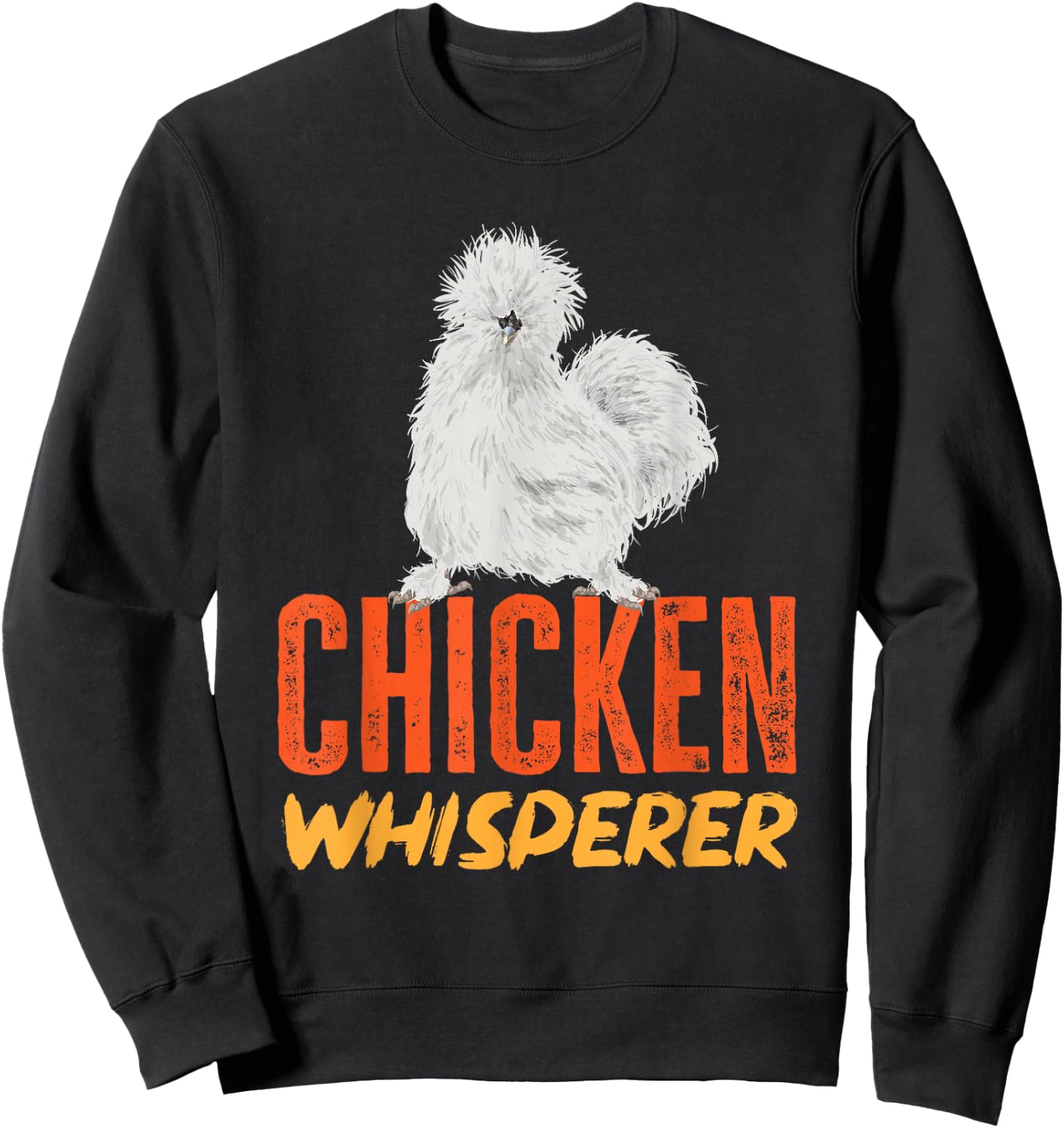Silk Chicken Silkie Chicken Sweatshirt - Sweatshirt | Black
