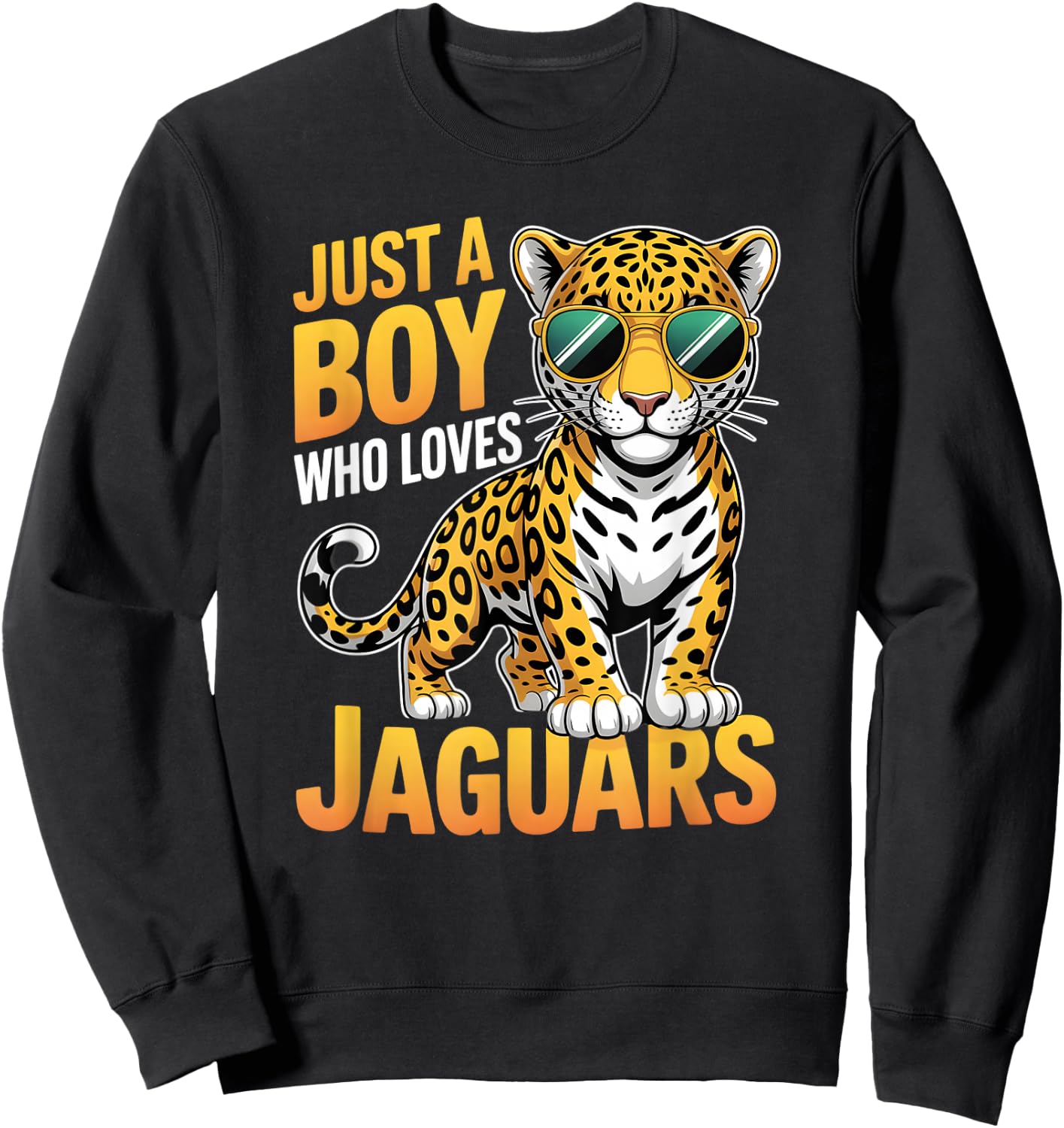 Boys Jaguar Sweatshirt - Sweatshirt | Black