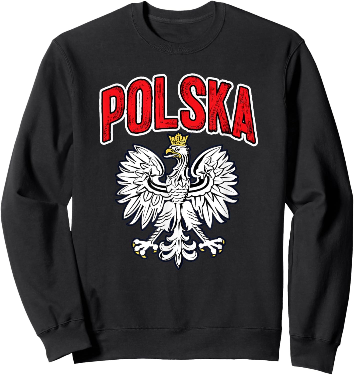 Polska Polish Eagle Sweatshirt - Sweatshirt | Black