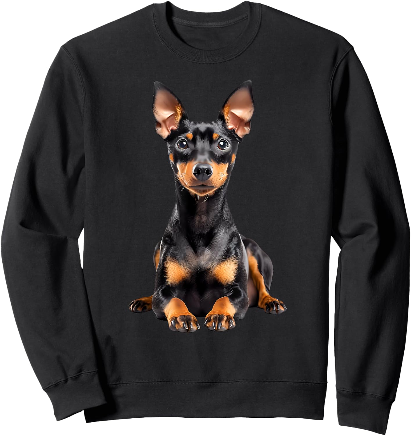 Lazy Miniatur Pinscher Sweatshirt - Sweatshirt | Black