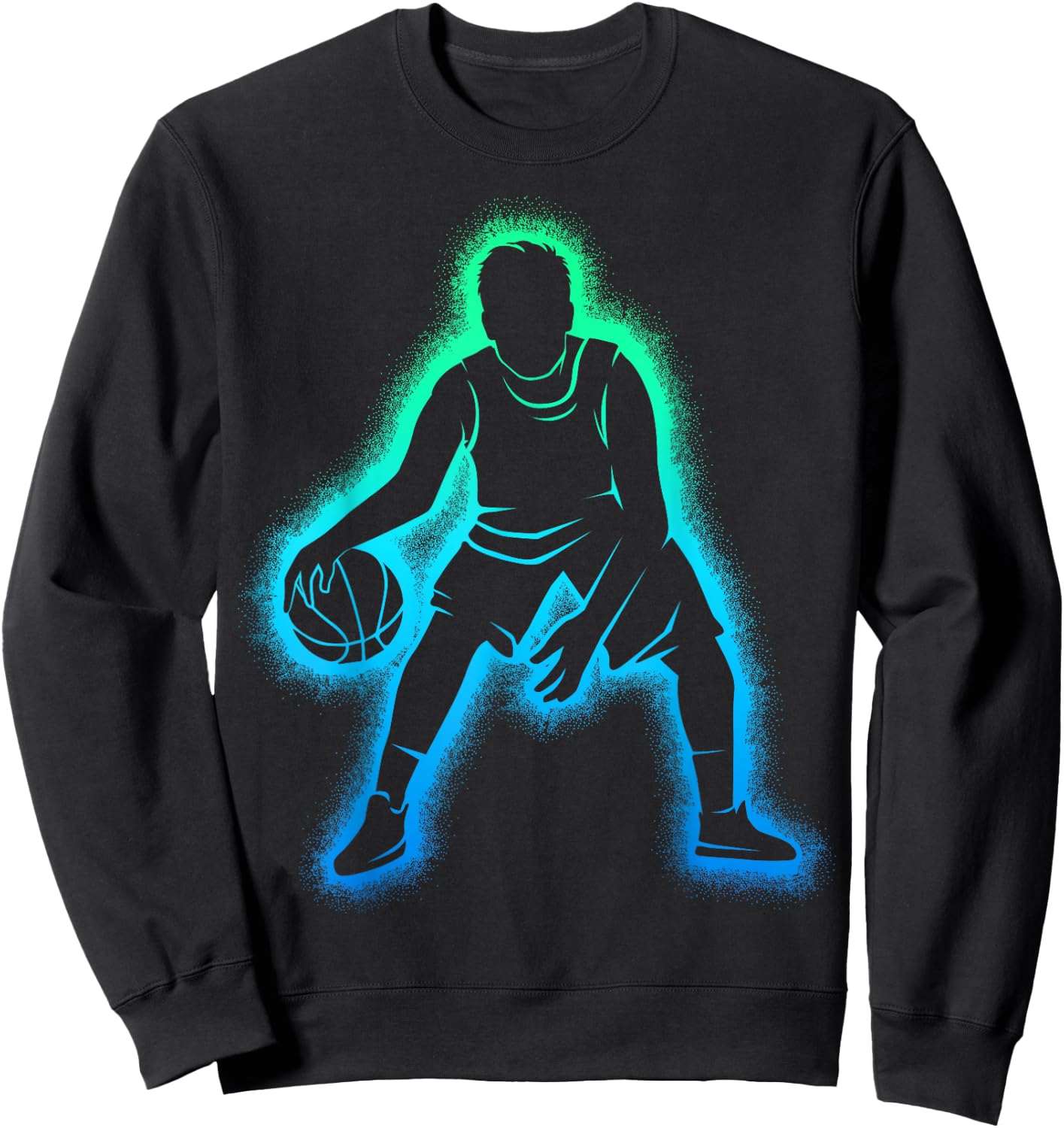 Basketball Basketballer Kinder Jungen Herren Sweatshirt - Sweatshirt | Black