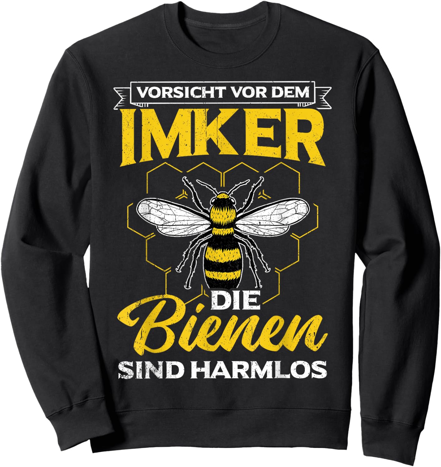 Bienen Fan Bienenboss Hobbyimker Bienenliebhaber Imker Sweatshirt - Sweatshirt | Black