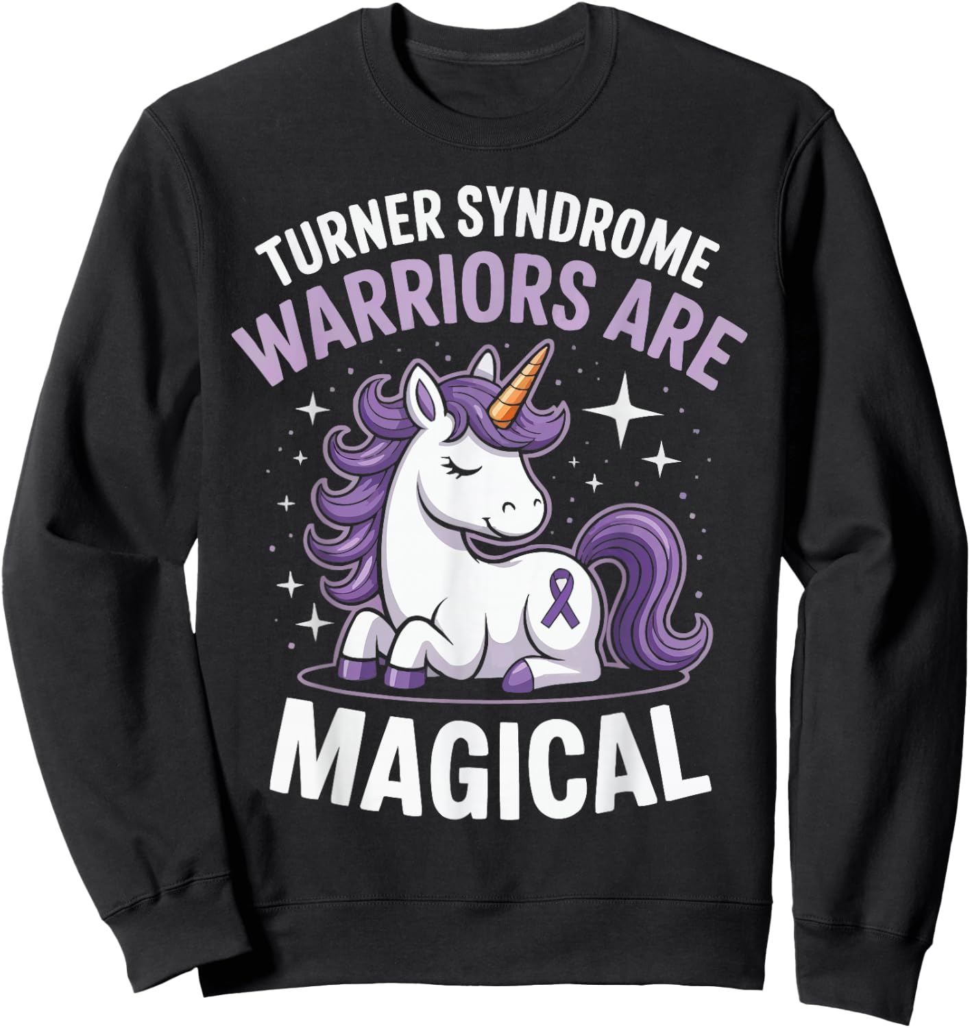 Turner Syndrome Support Genetic Disease Chromosome Sweatshirt - Sweatshirt | Black