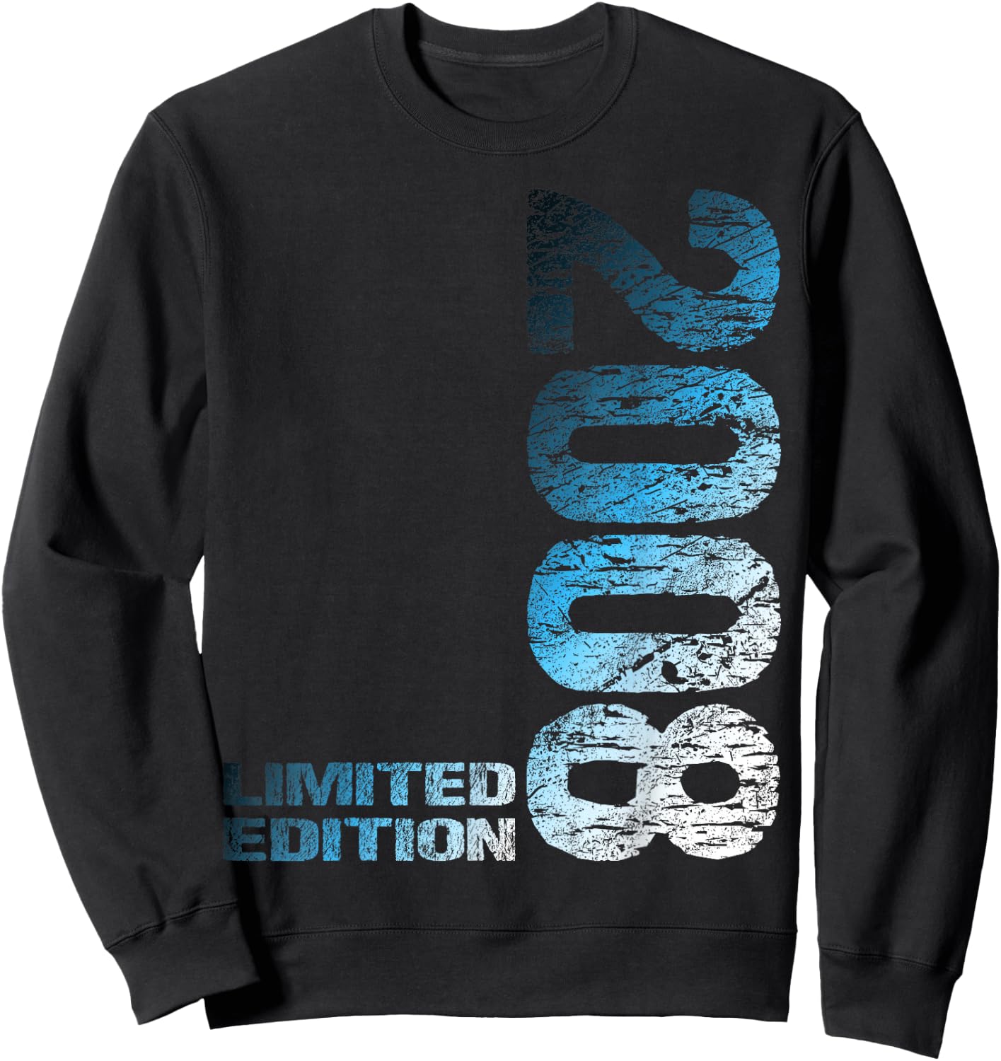 15th Birthday 2008 Limited Edition Boy Girl , black Sweatshirt - Sweatshirt | Black