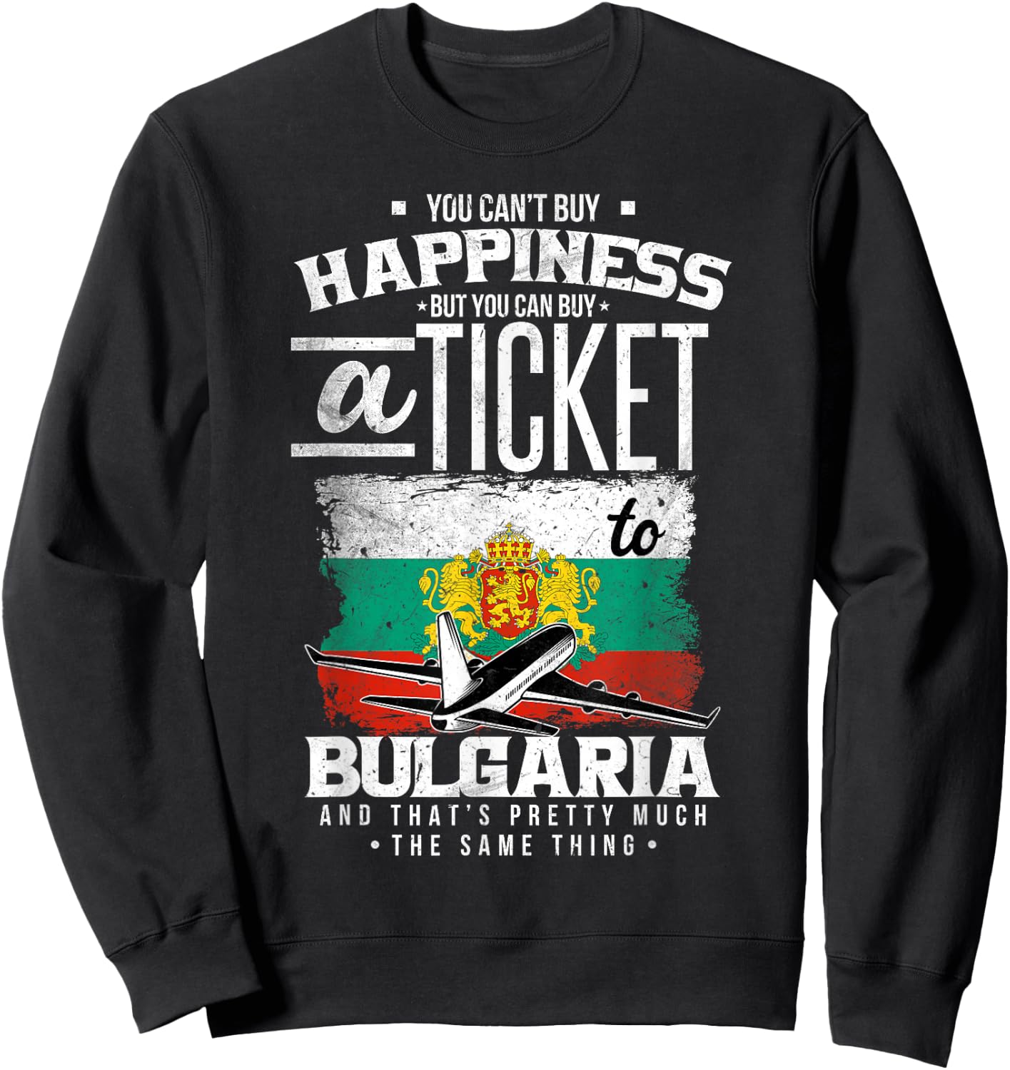 Bulgarian Flag Sweatshirt - Sweatshirt | Black