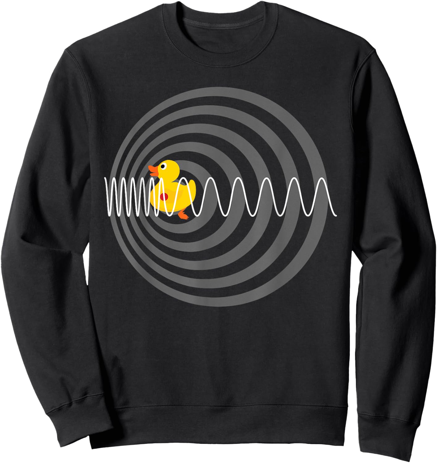 Science Doppler Duck Effect Graphic Sweatshirt - Sweatshirt | Black