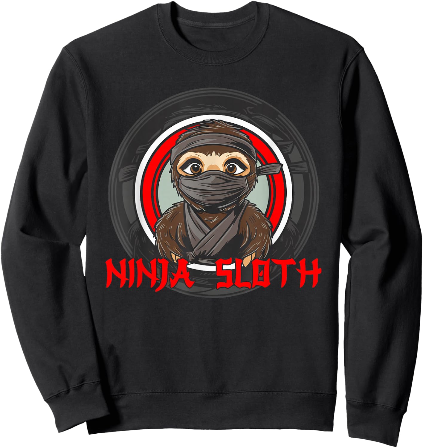 Ninja Sloth Sweatshirt - Sweatshirt | Black