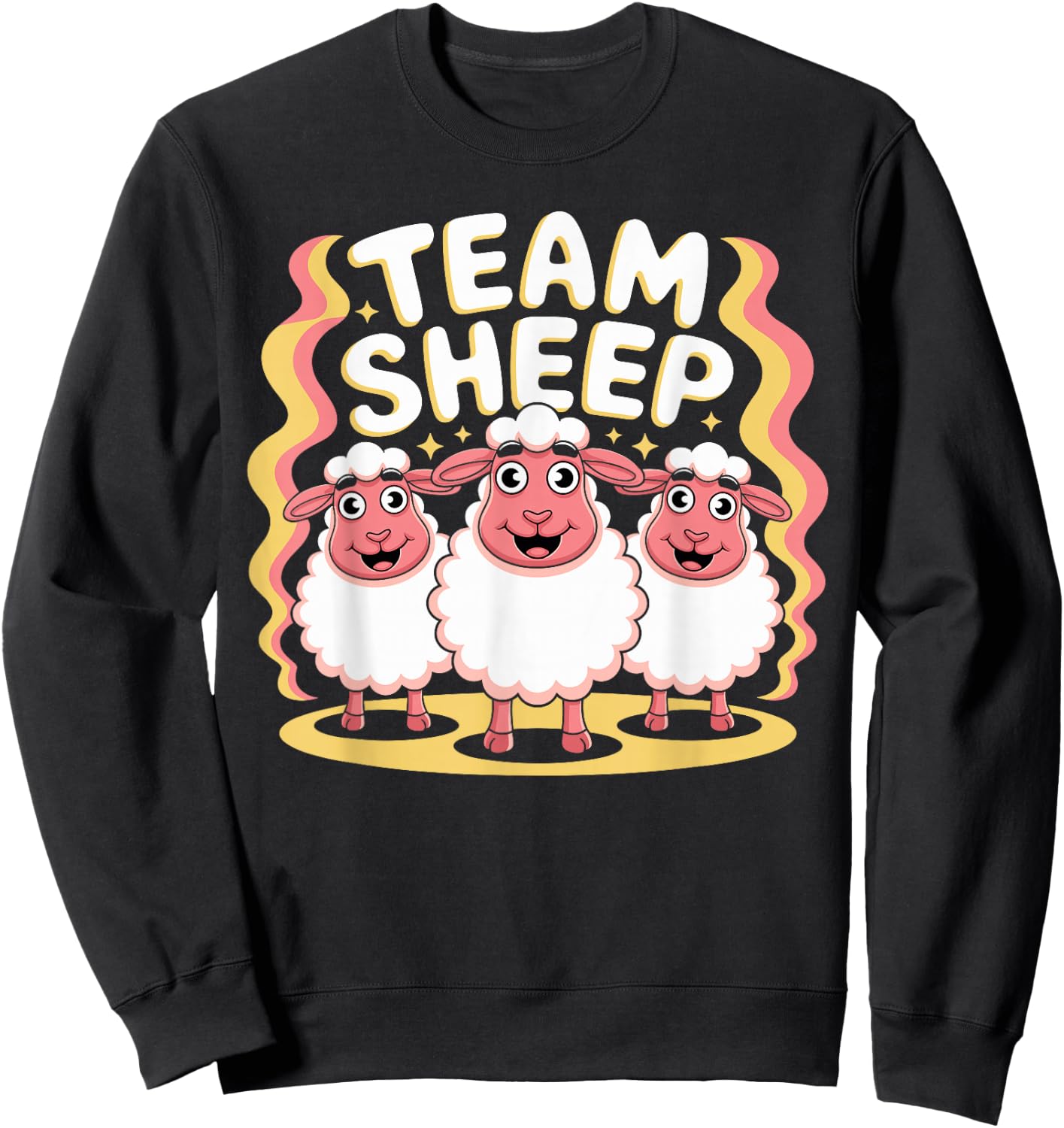 Team Sheep Stuff | Sheep Costume | Products for Sheep Sweatshirt - Sweatshirt | Black