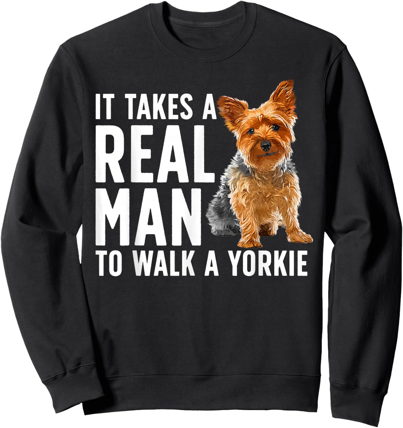 Cute Yorkshire Terrier Boys Yorkshire Yorkie Lovers Sweatshirt - Sweatshirt | Black