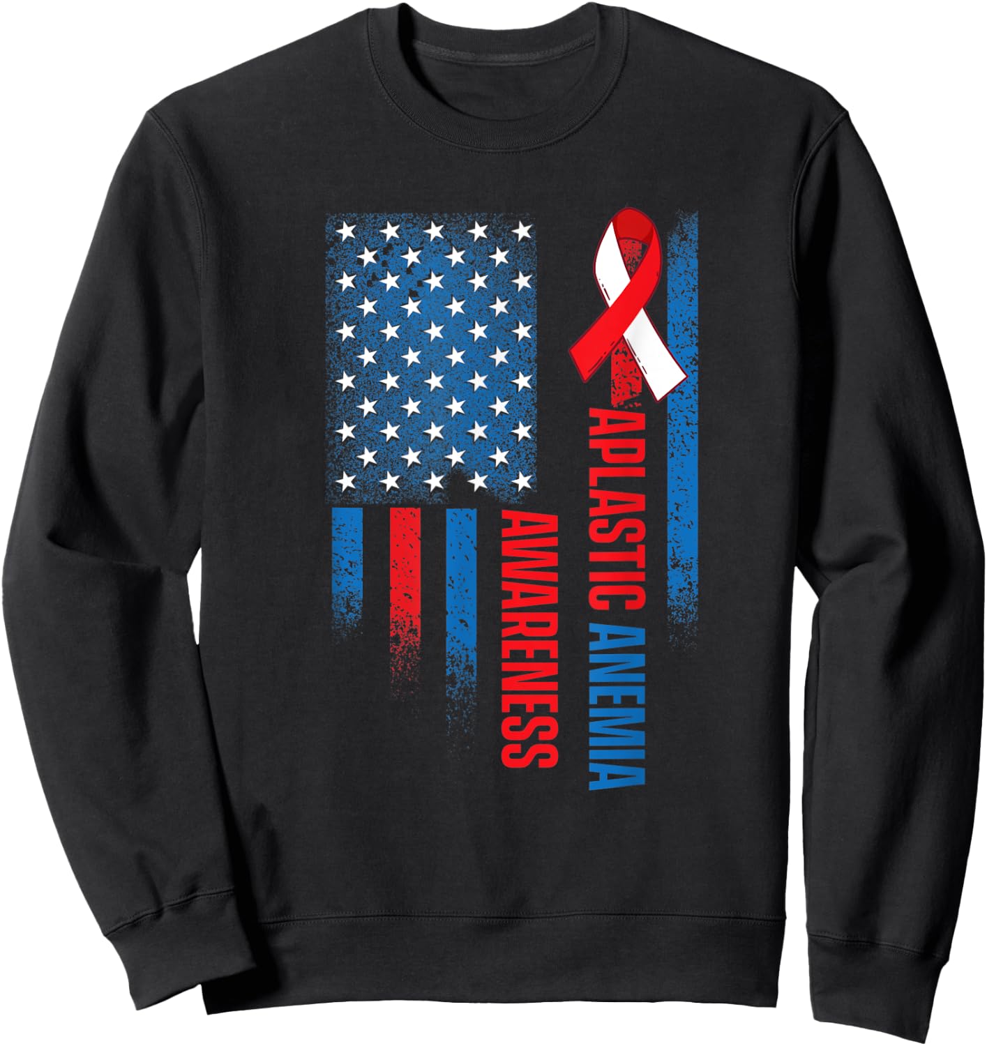 Aplastic Anemia Survivor Anemic Warrior Sweatshirt - Sweatshirt | Black