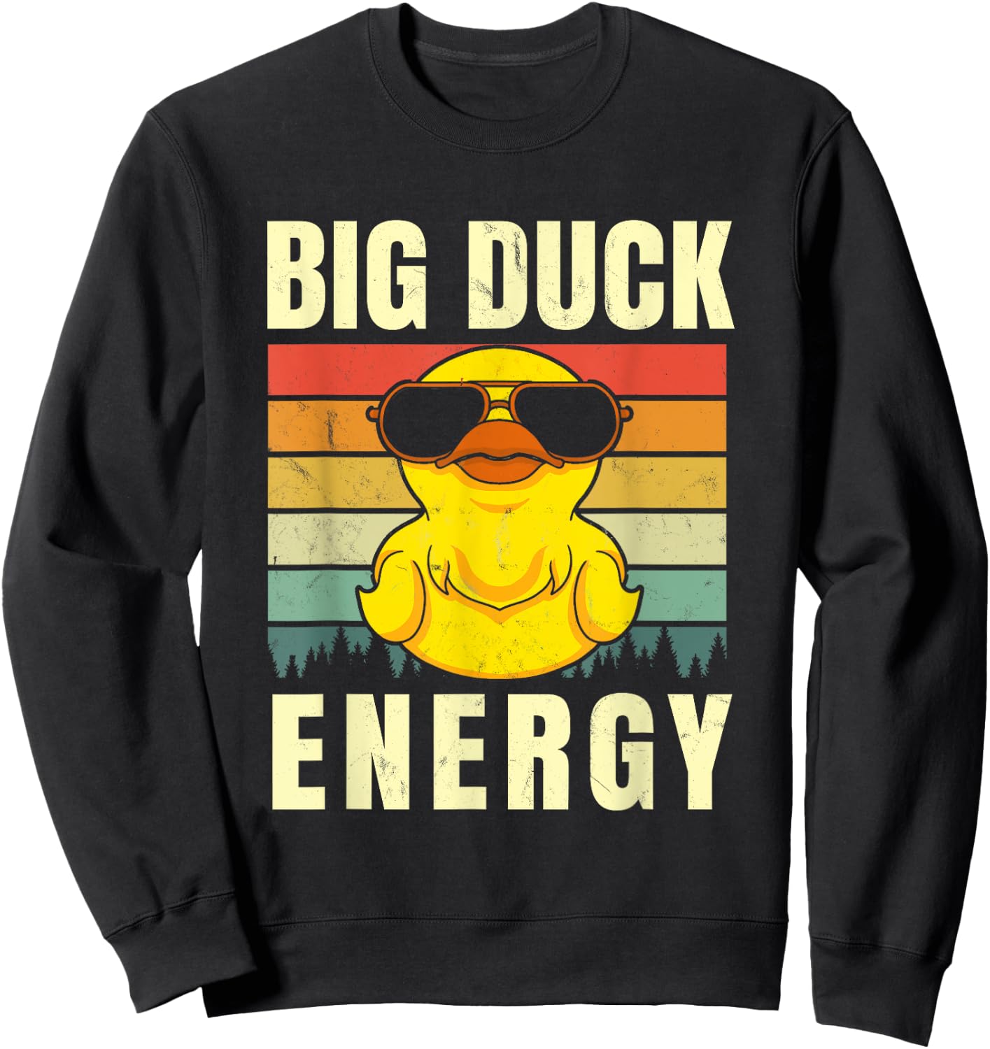 Duck Gifts Men Quack Quakin Youth Rubber Ducky Sweatshirt - Sweatshirt | Black