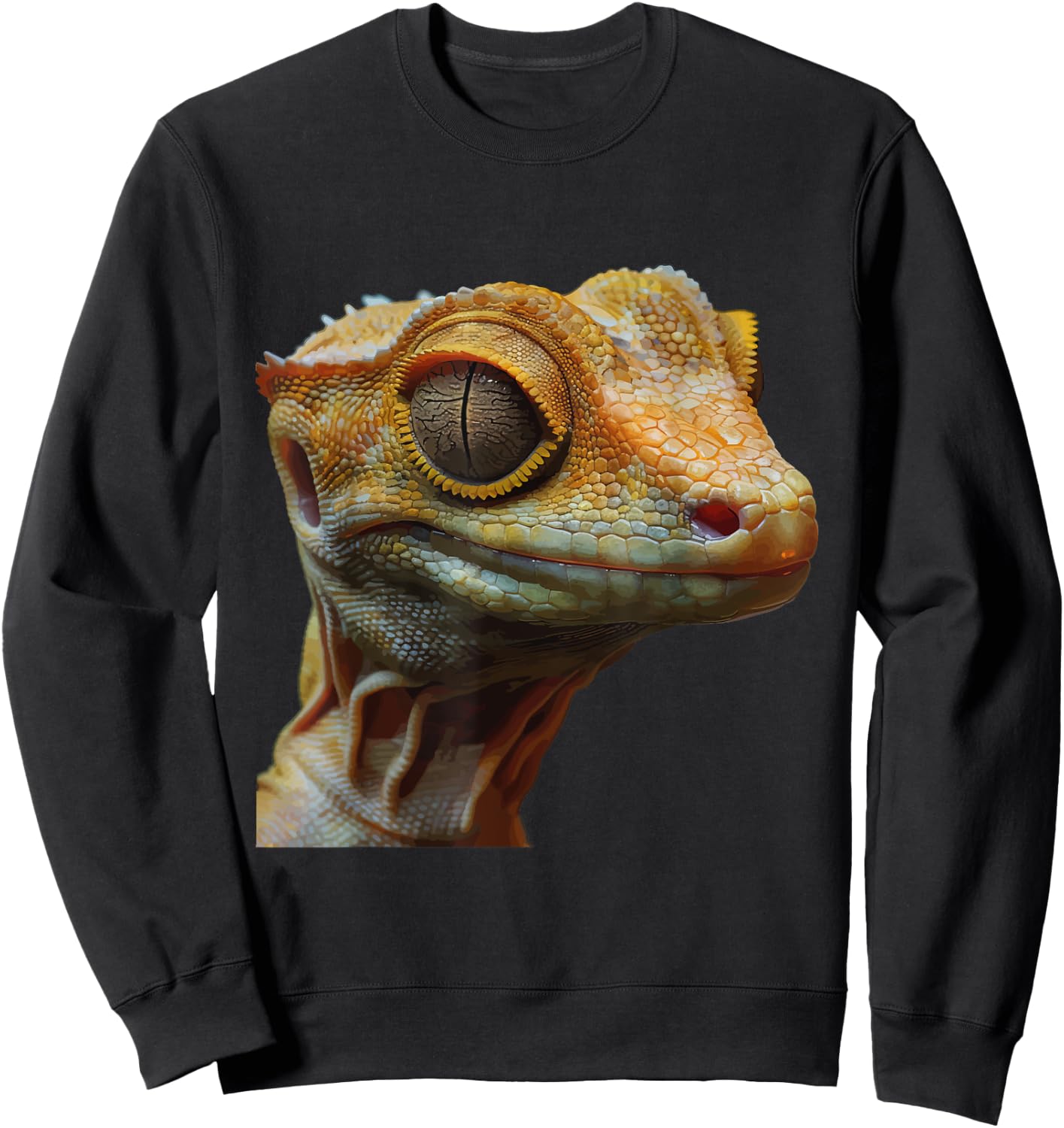 Crested Gecko Sweatshirt - Sweatshirt | Black