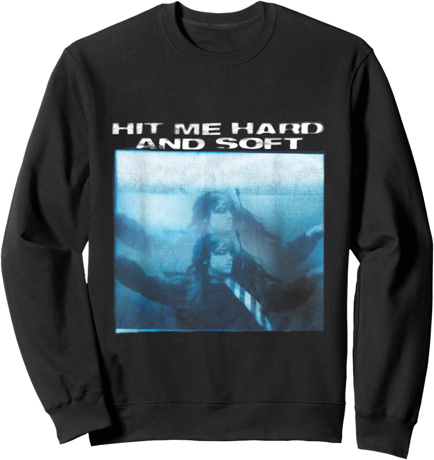 Official Billie Eilish Hit Me Hard and Soft Floating , black Sweatshirt - Sweatshirt | Black