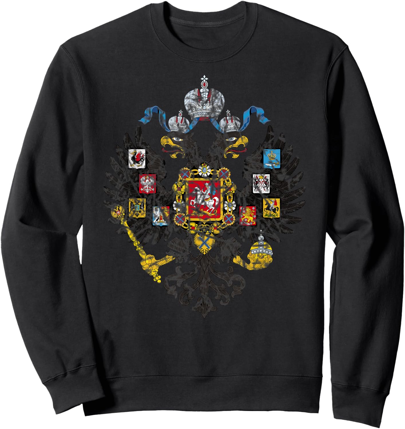 Russian Empire coat of arms Sweatshirt - Sweatshirt | Black