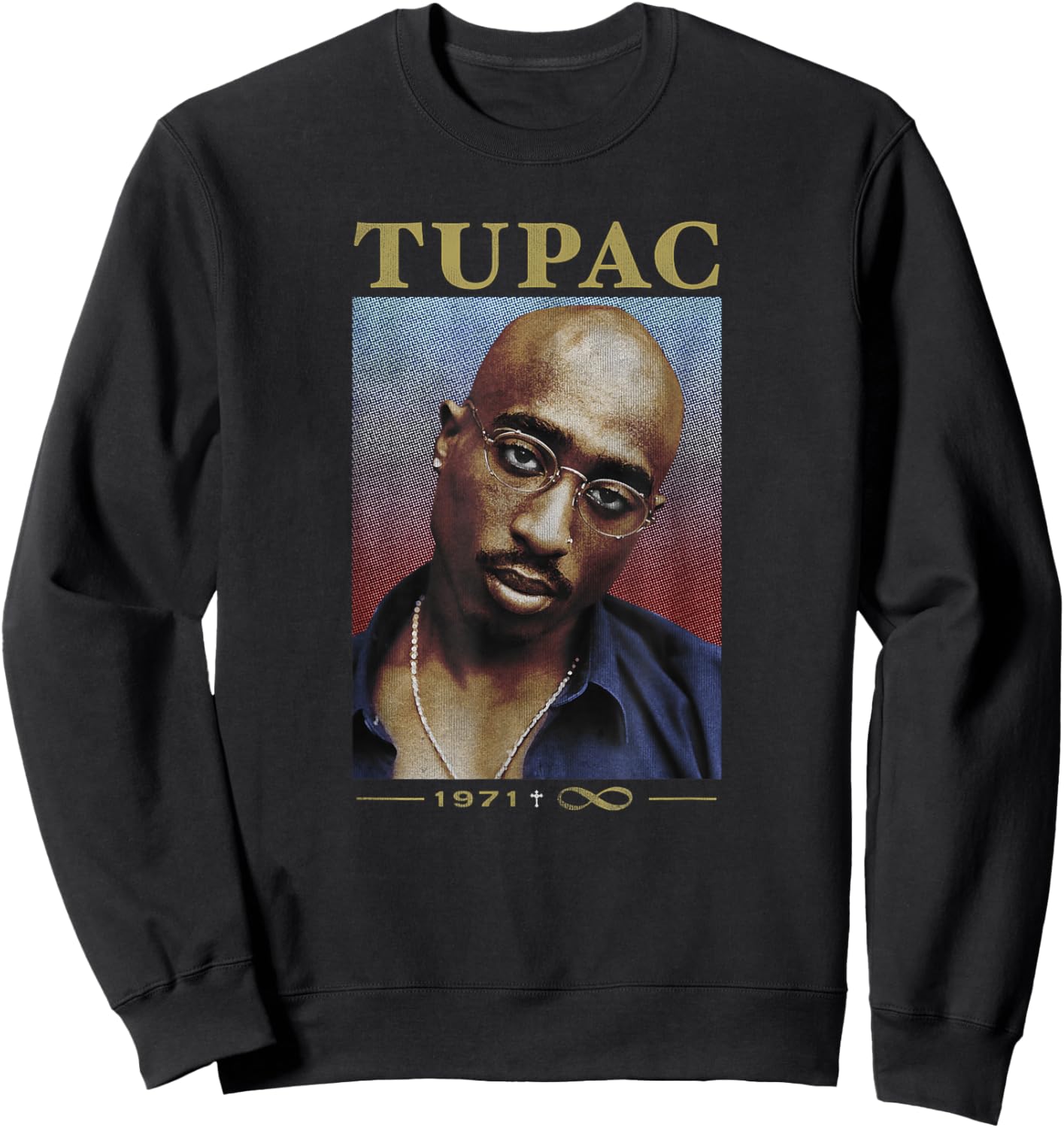 Tupac 71/96 Sweatshirt - Sweatshirt | Black