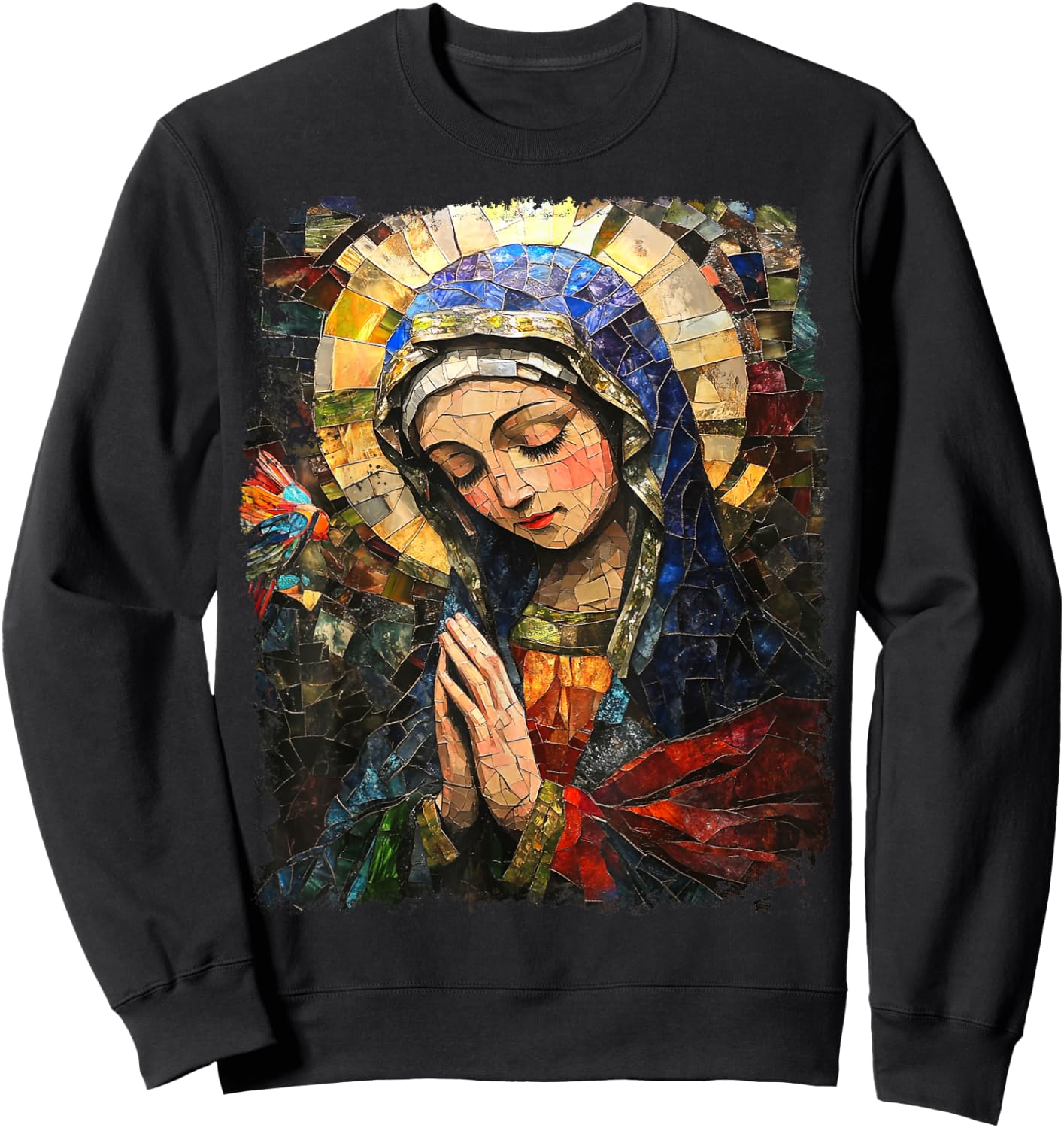 The Virgin Mary Catholic Church Sweatshirt - Sweatshirt | Black