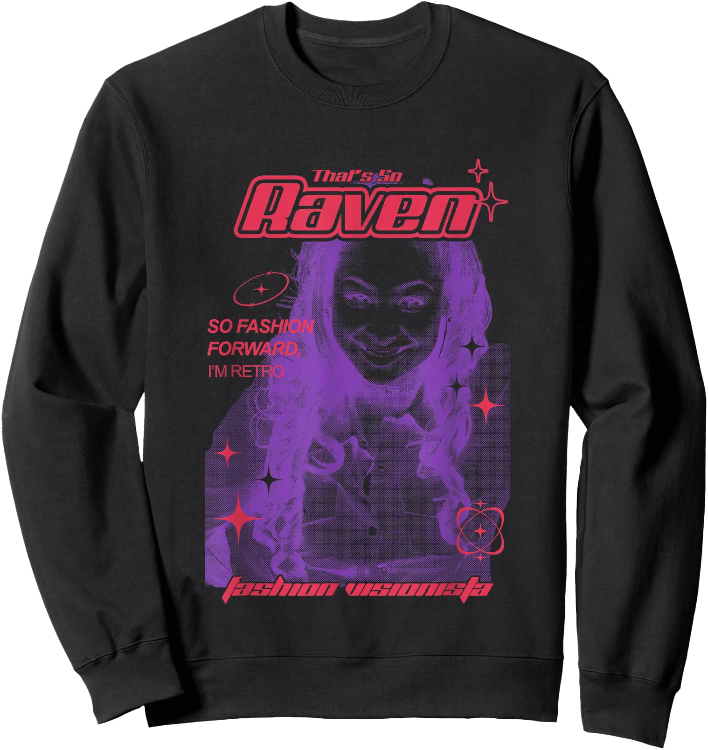 Disney That's So Raven Fashion Visionista Retro Poster Sweatshirt - Sweatshirt | Black