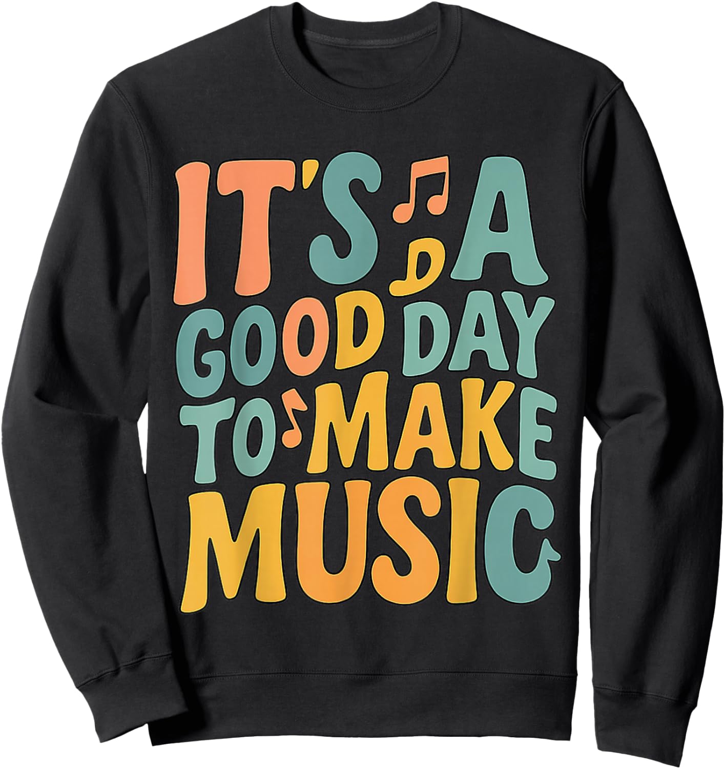 Cute for Family Music Lover Matching Party or Trip Sweatshirt - Sweatshirt | Black