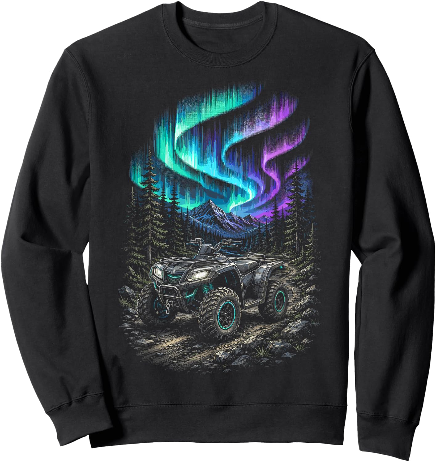 ATV Quad ATVs Sweatshirt - Sweatshirt | Black