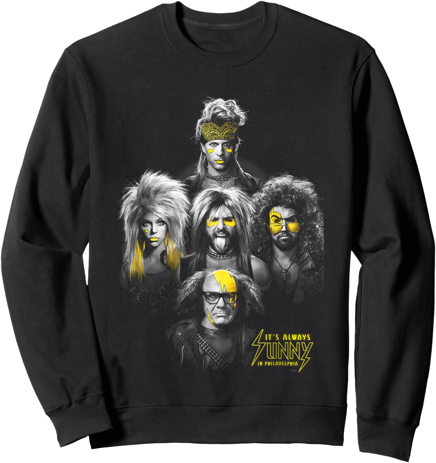 It's Always Sunny In Philadelphia The Gang Has Rock Vibes , Black, S Sweatshirt - Sweatshirt | Black